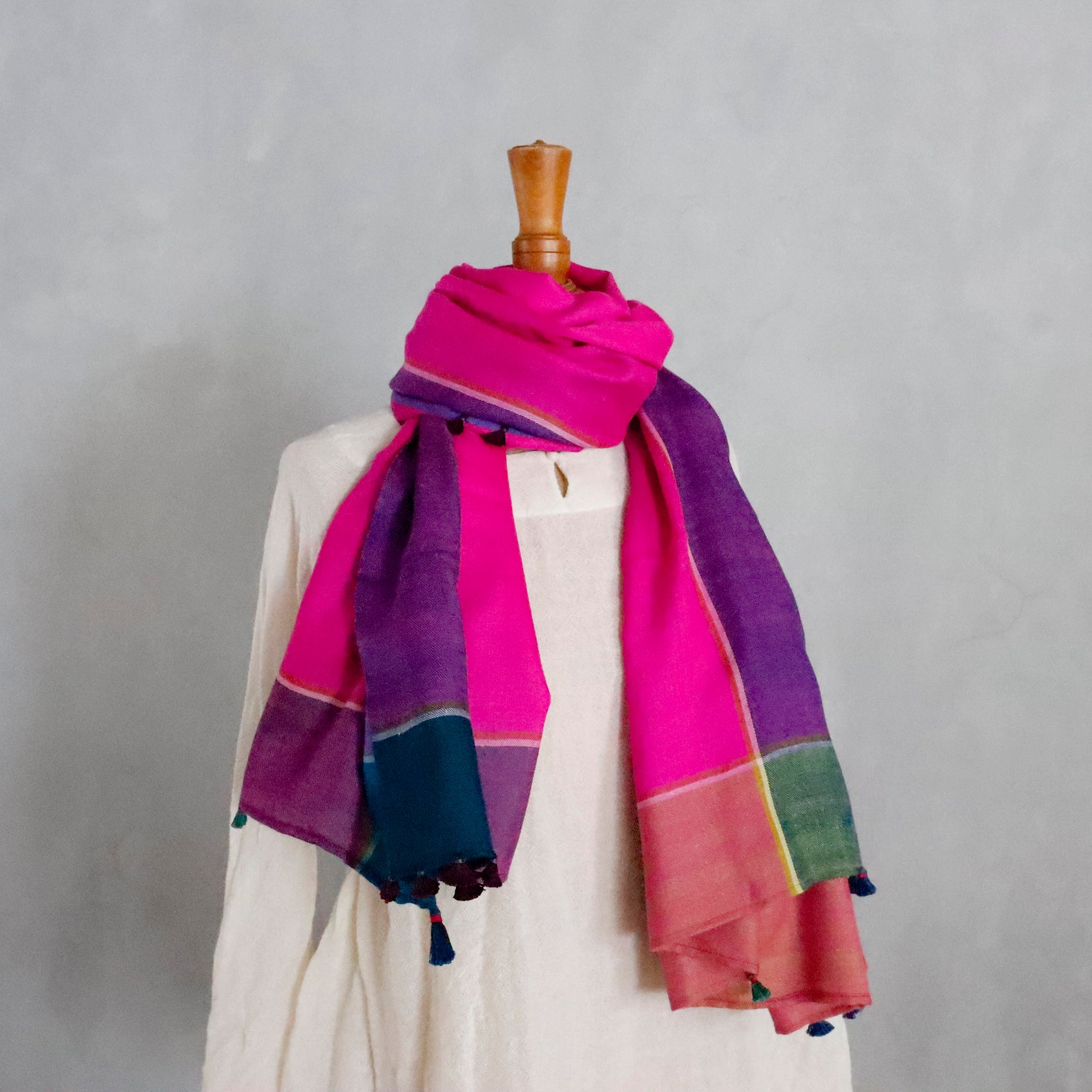 INJIRI | "Miraj" Cashmere Scarf #139