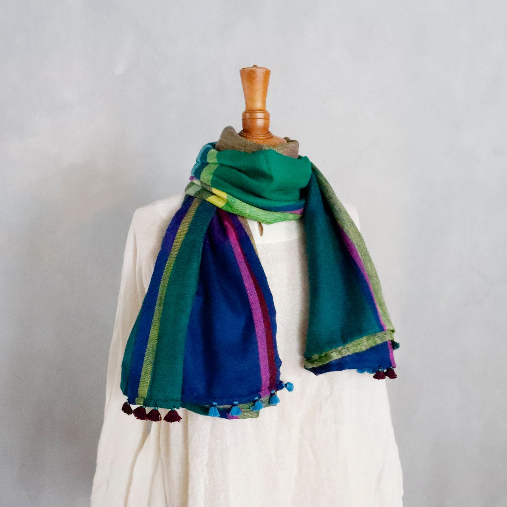 INJIRI | "Miraj" Cashmere Scarf #136