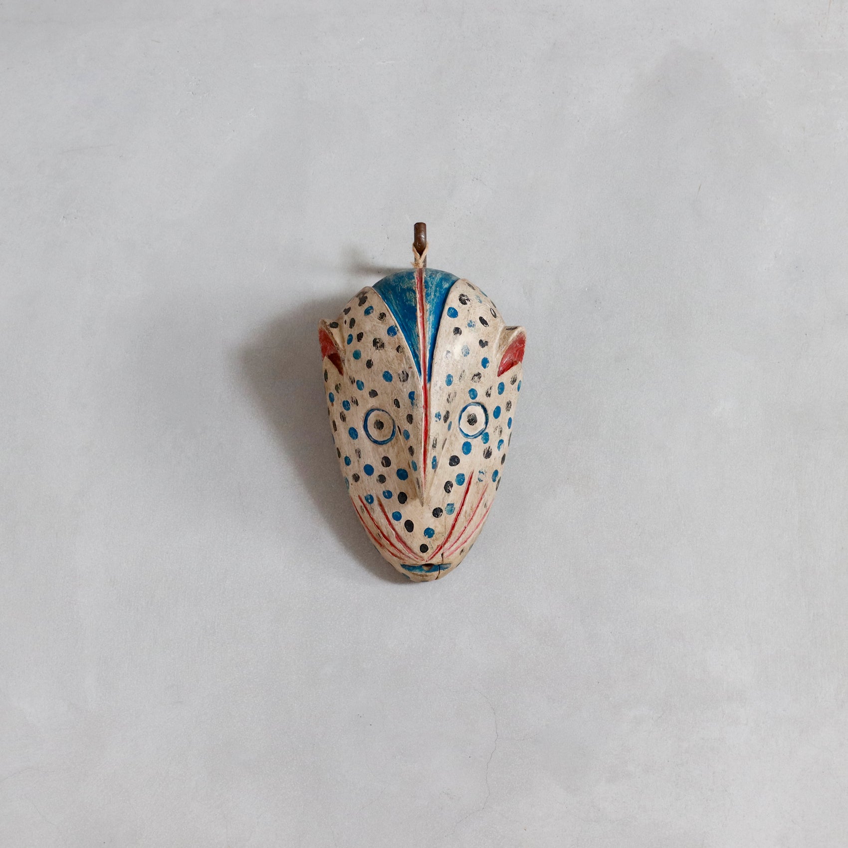 Vinatge | Leopard Mask / White & Blue (Dance)