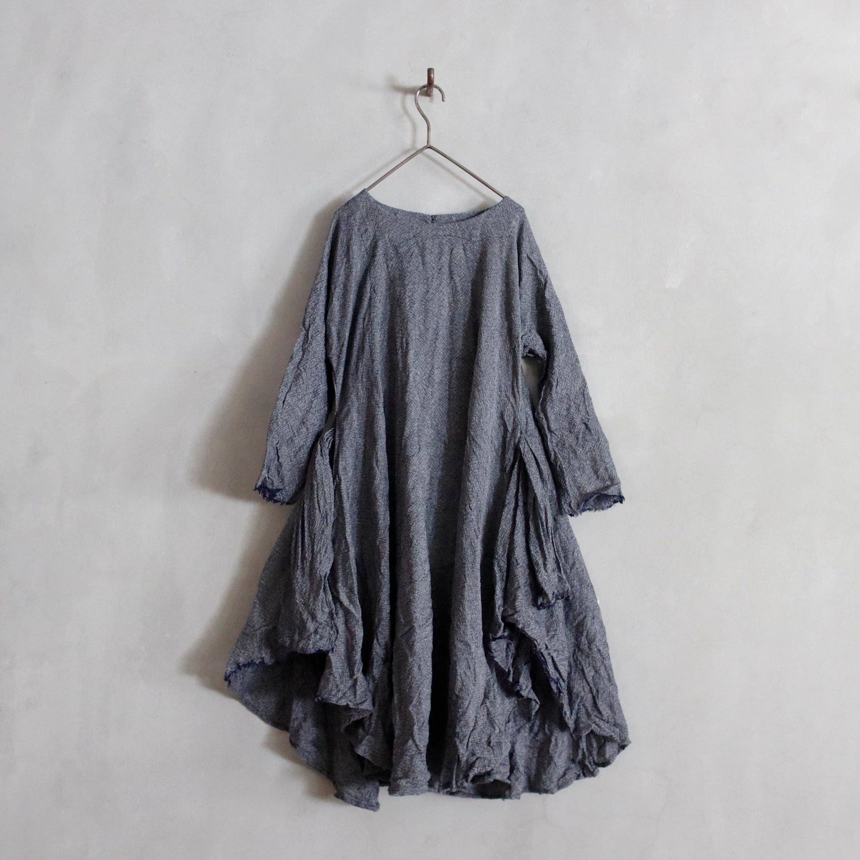 daniela gregis | dress olmo di lavato - cream navy blue