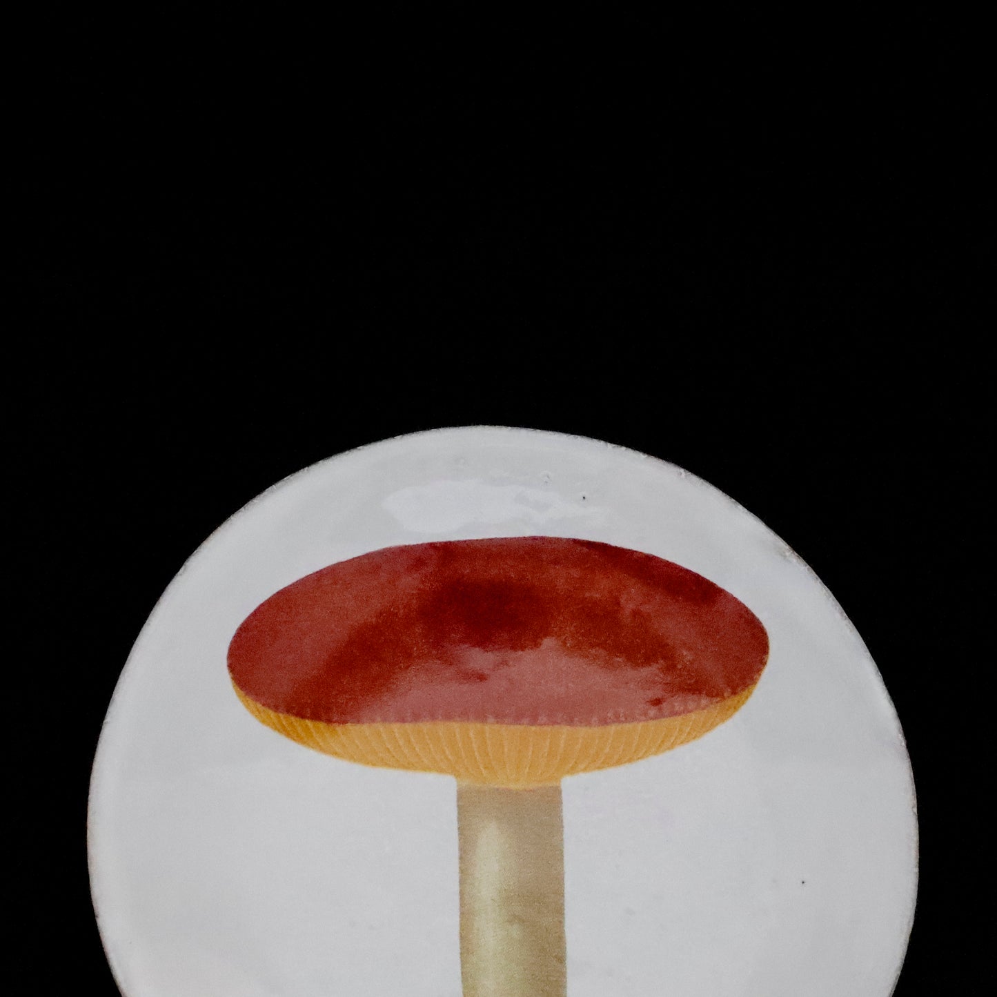 ASTIER de VILLATTE | "John Derian" Small Agaric Alutace Plate