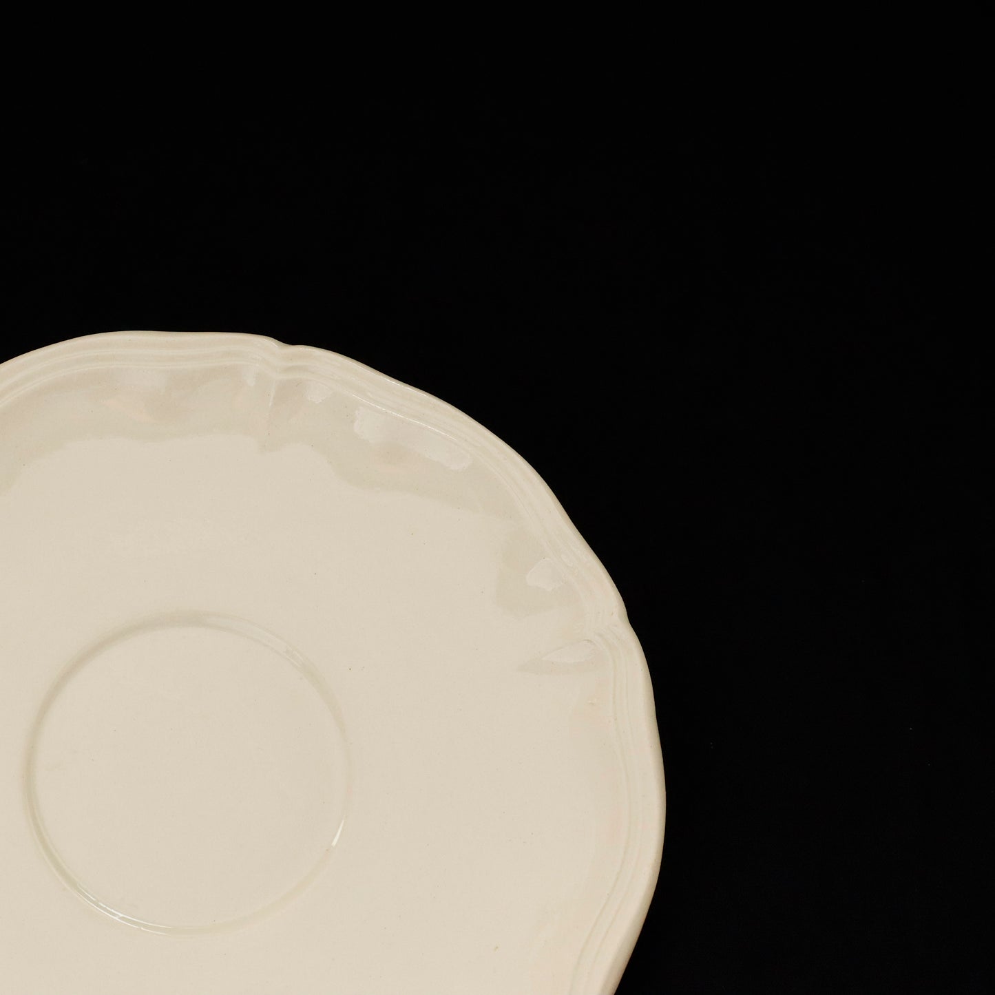 DIGOIN et SARREGUEMINES | Flower Lim Dessert Plate