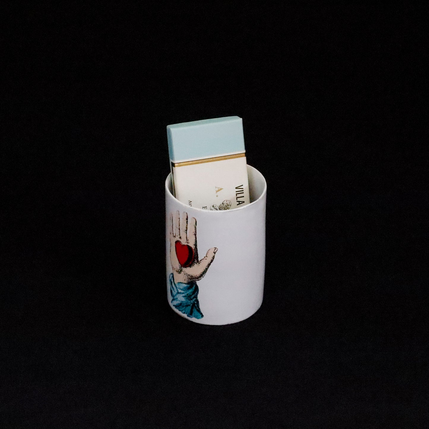 “John Derian” Heart in Hand Vase