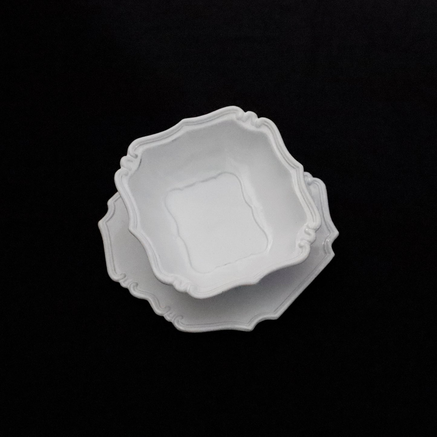 “Régence” Square Salad Bowl