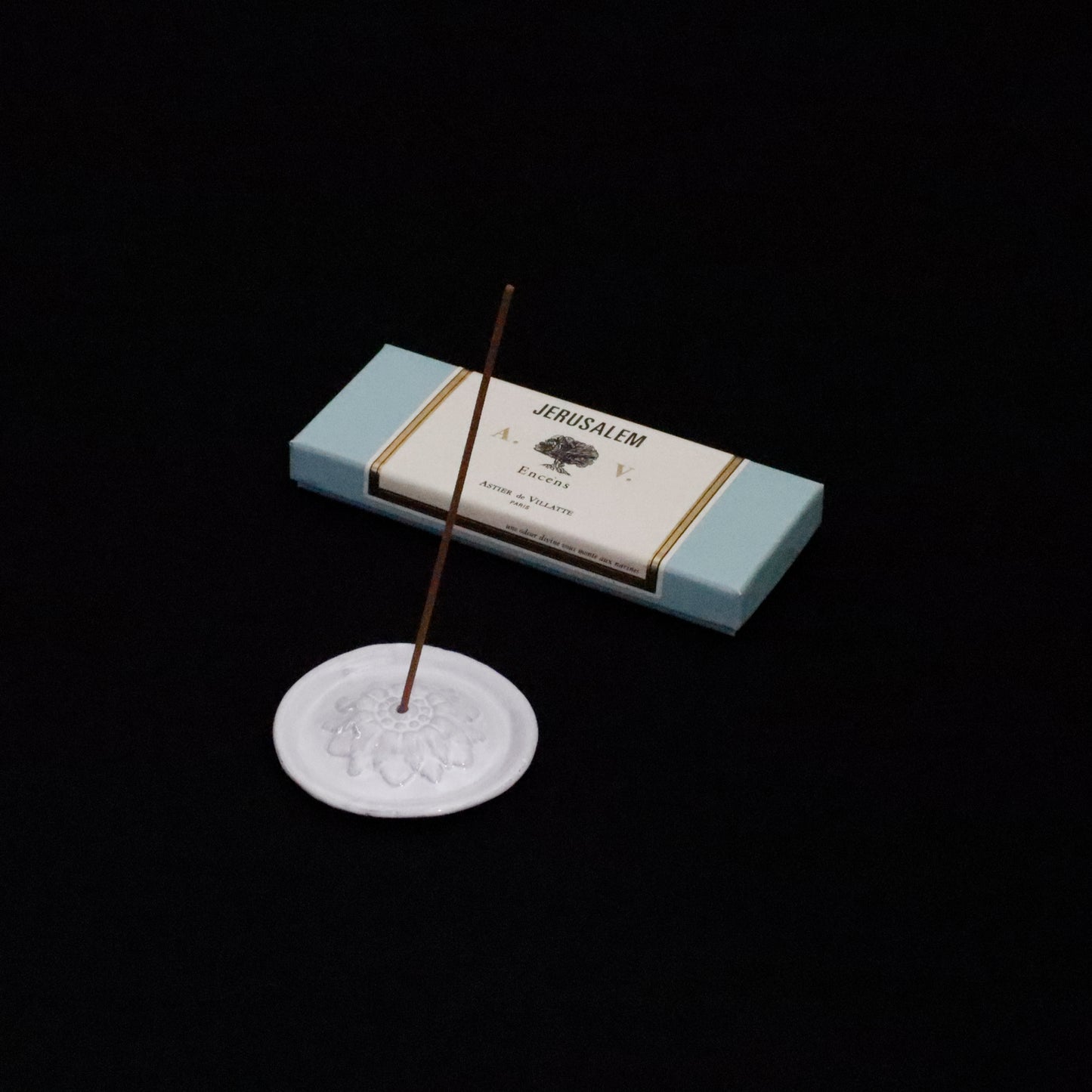 Emilie Incense Holder on Saucer