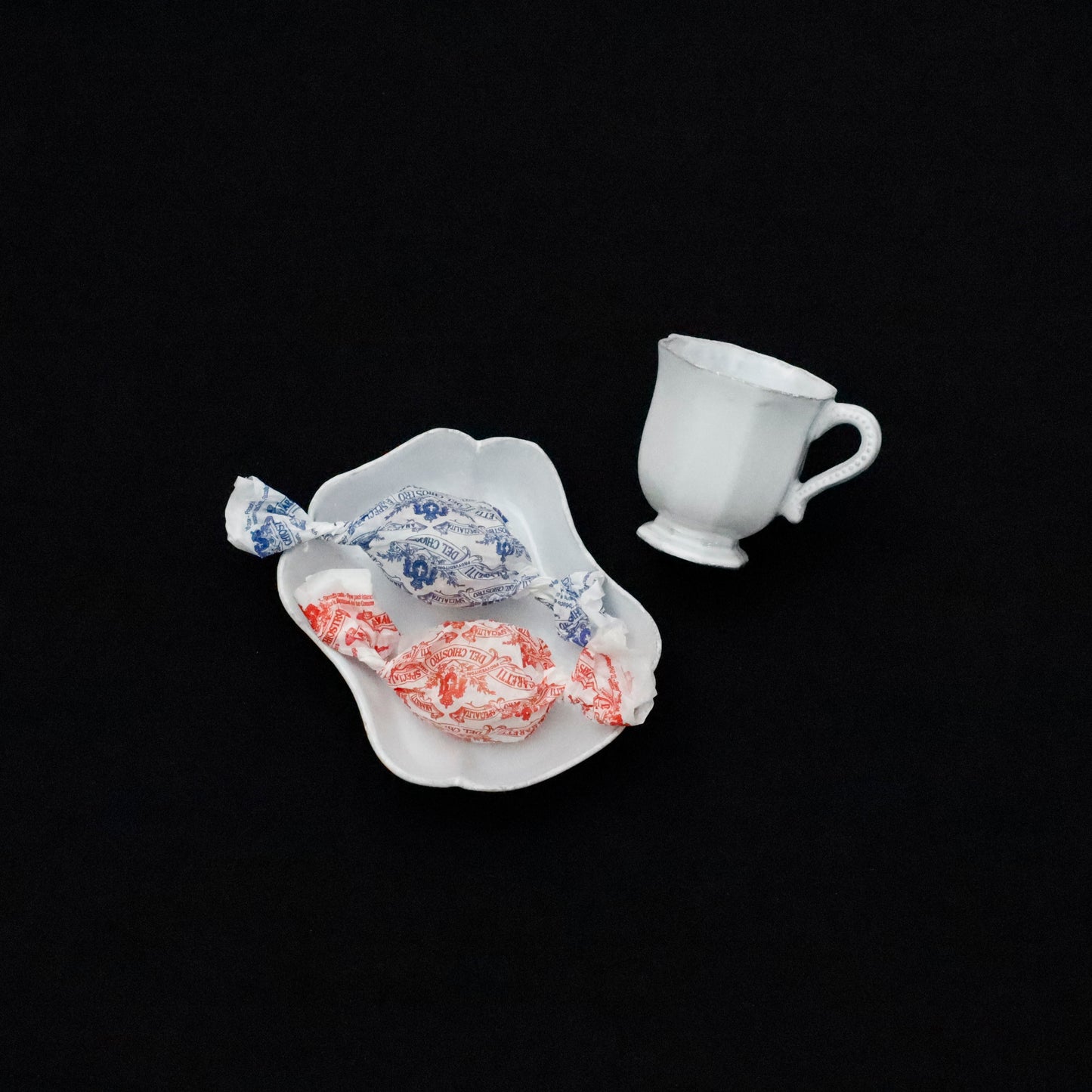 "Colbert" Small Dish with Six Waves