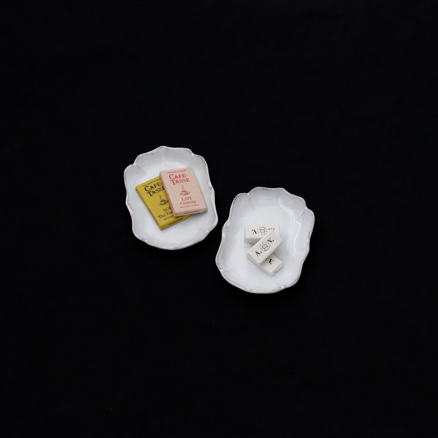 "Colbert" Small Dish, Eight Wave Design