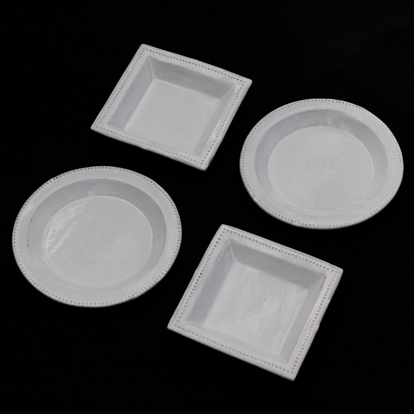 “Perles” Small Square Dish