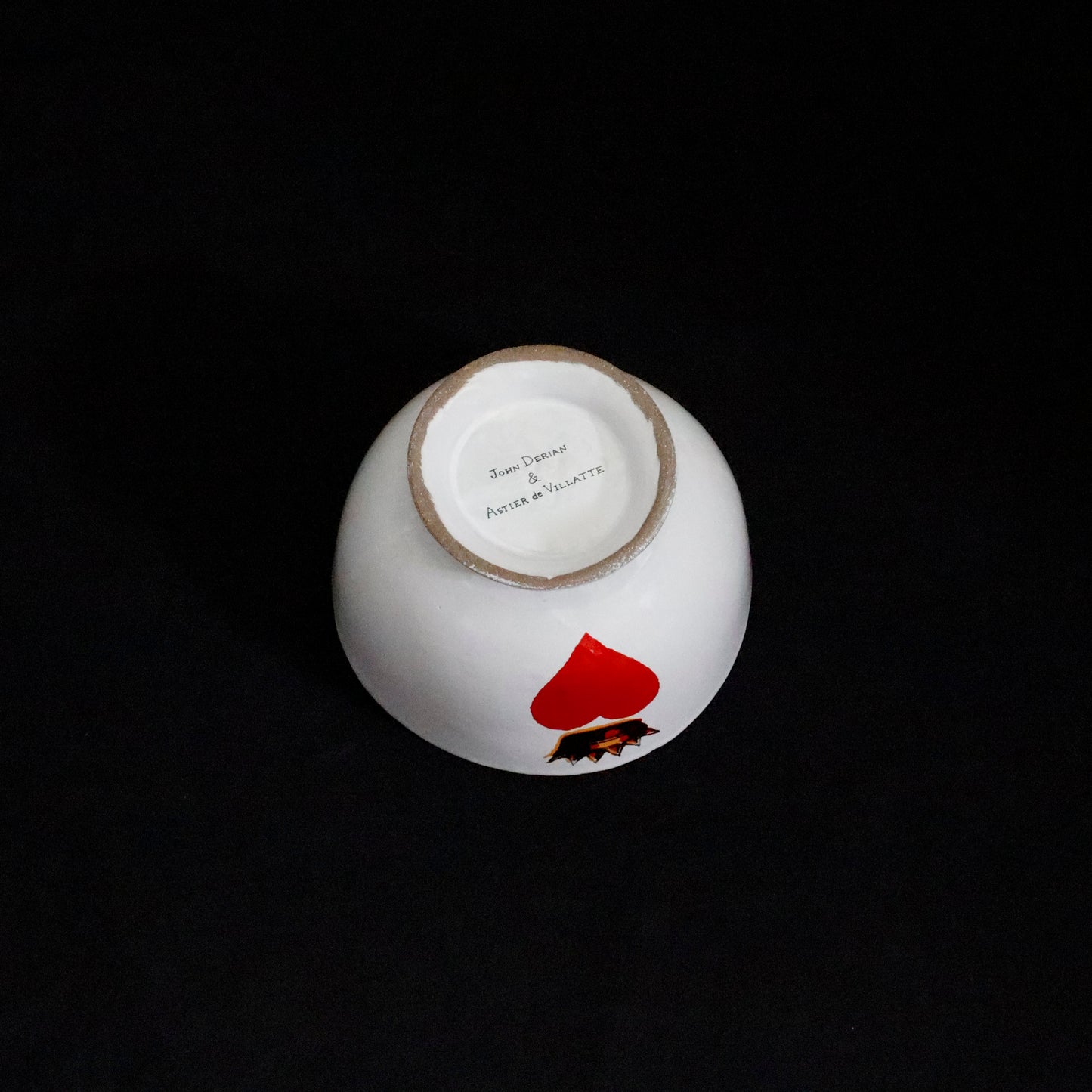 “John Derian” Crowned Heart Bowl