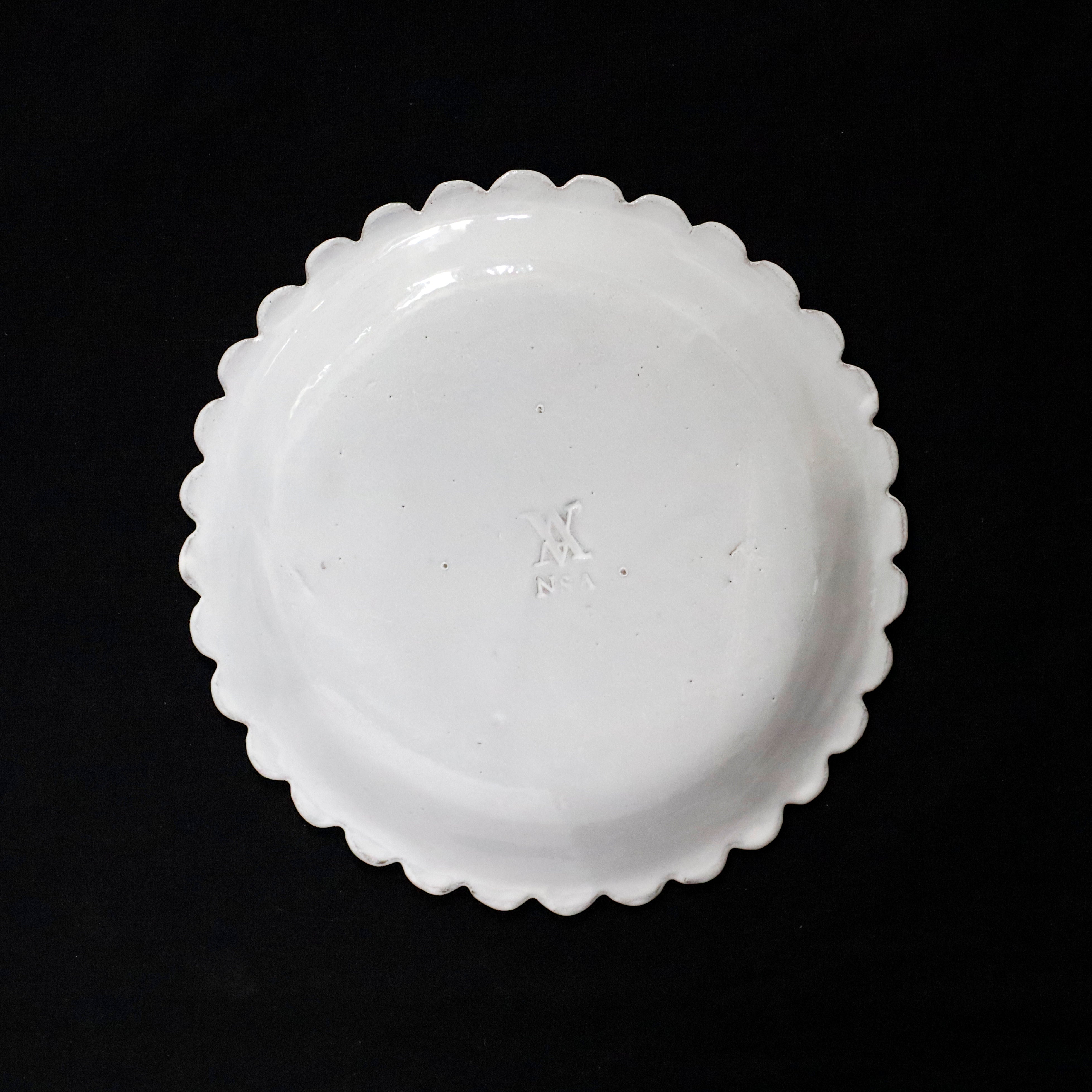 アスティエ　Astier de Villatte Daisy デザートプレート ASTIER de VILLATTE | 