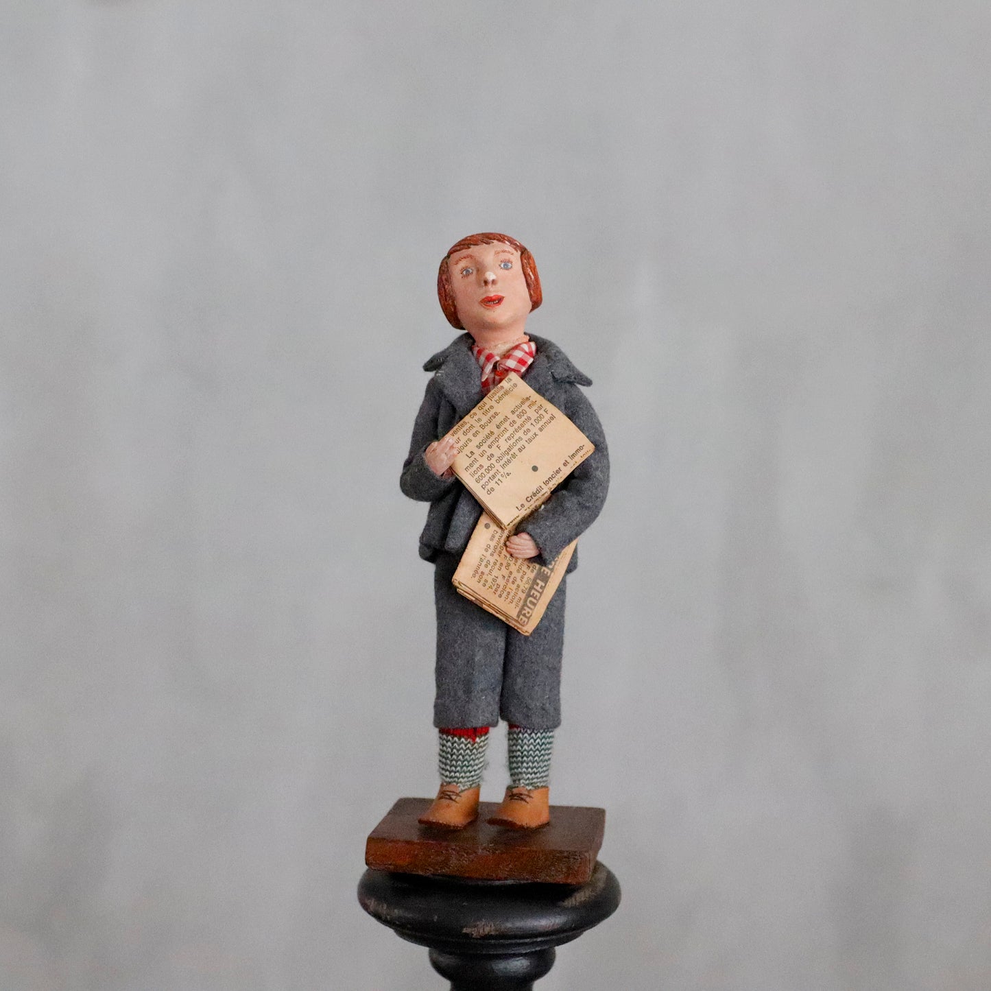 Vintage | Breaking News Delivery Boy Figurine