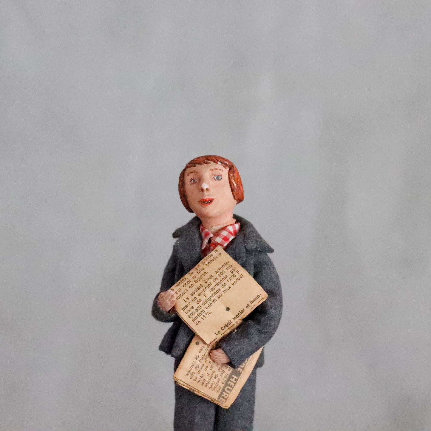 Vintage | Breaking News Delivery Boy Figurine