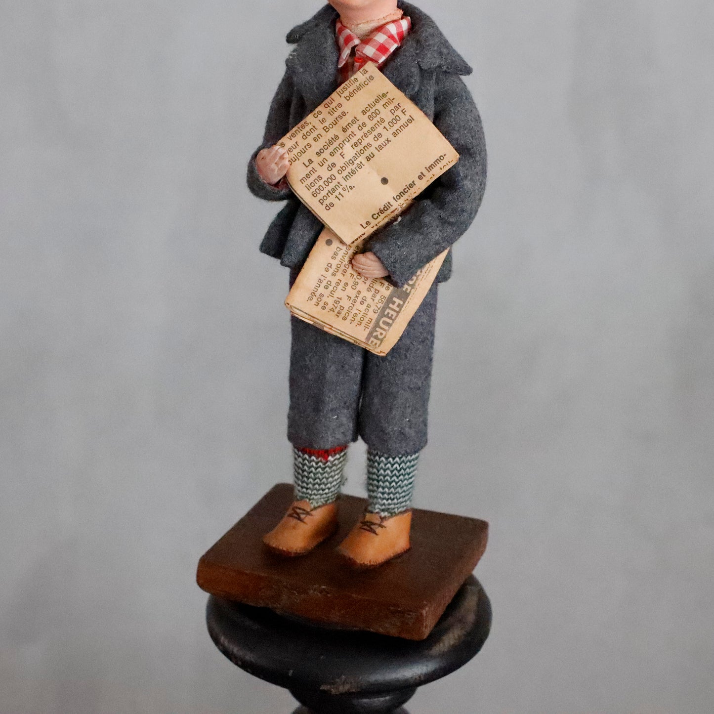 Vintage | Breaking News Delivery Boy Figurine