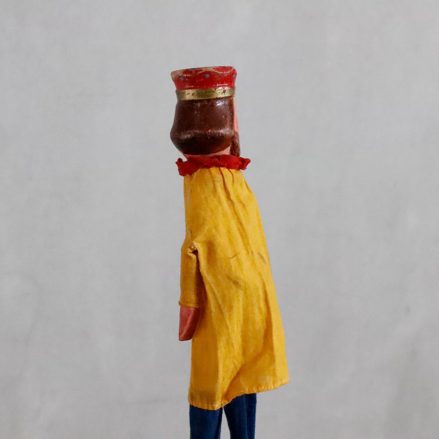 Punch and Judy | hand carved "KING" puppet theatre