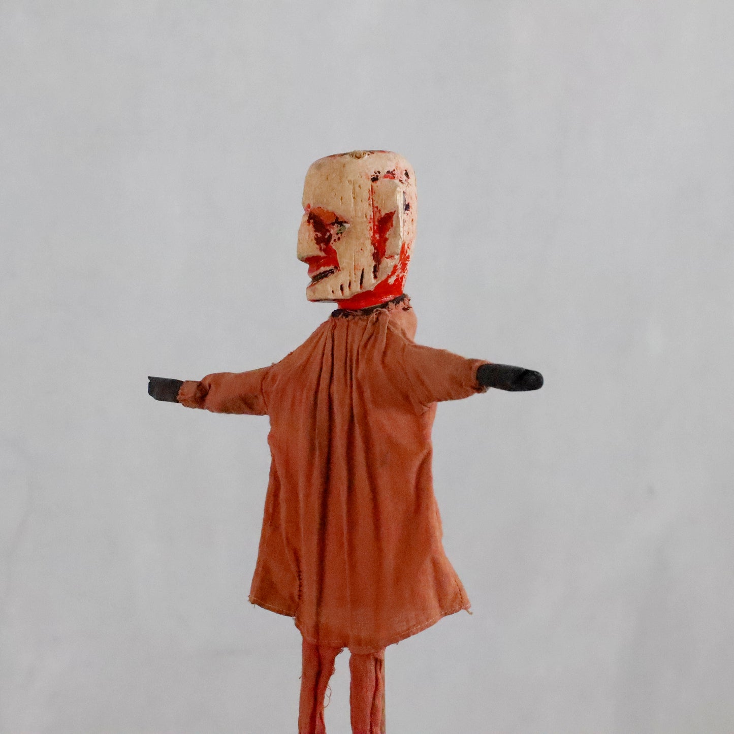 Punch and Judy | hand carved "DEVIL" puppet theatre