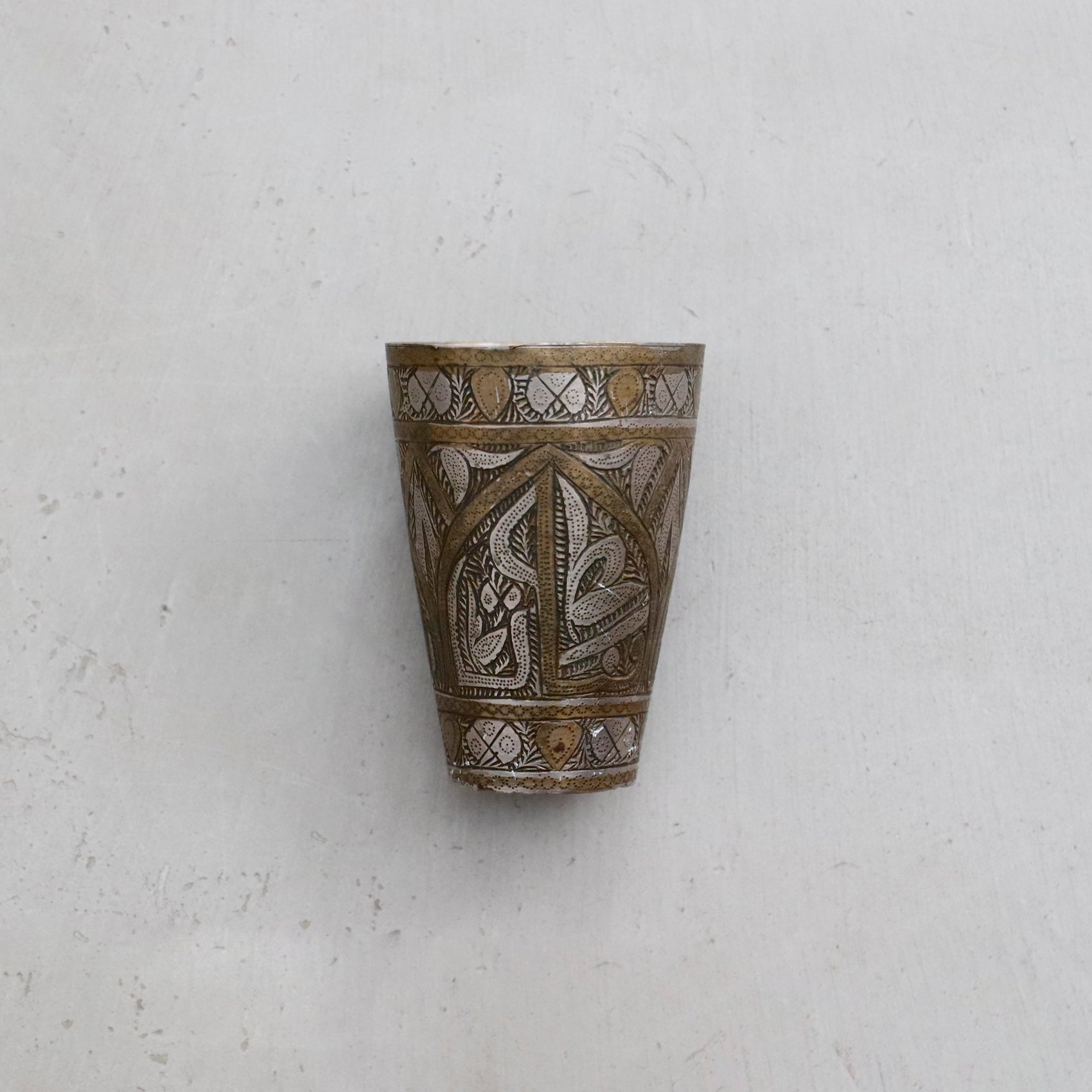 Vinatge | Moroccan Brass Tumbler