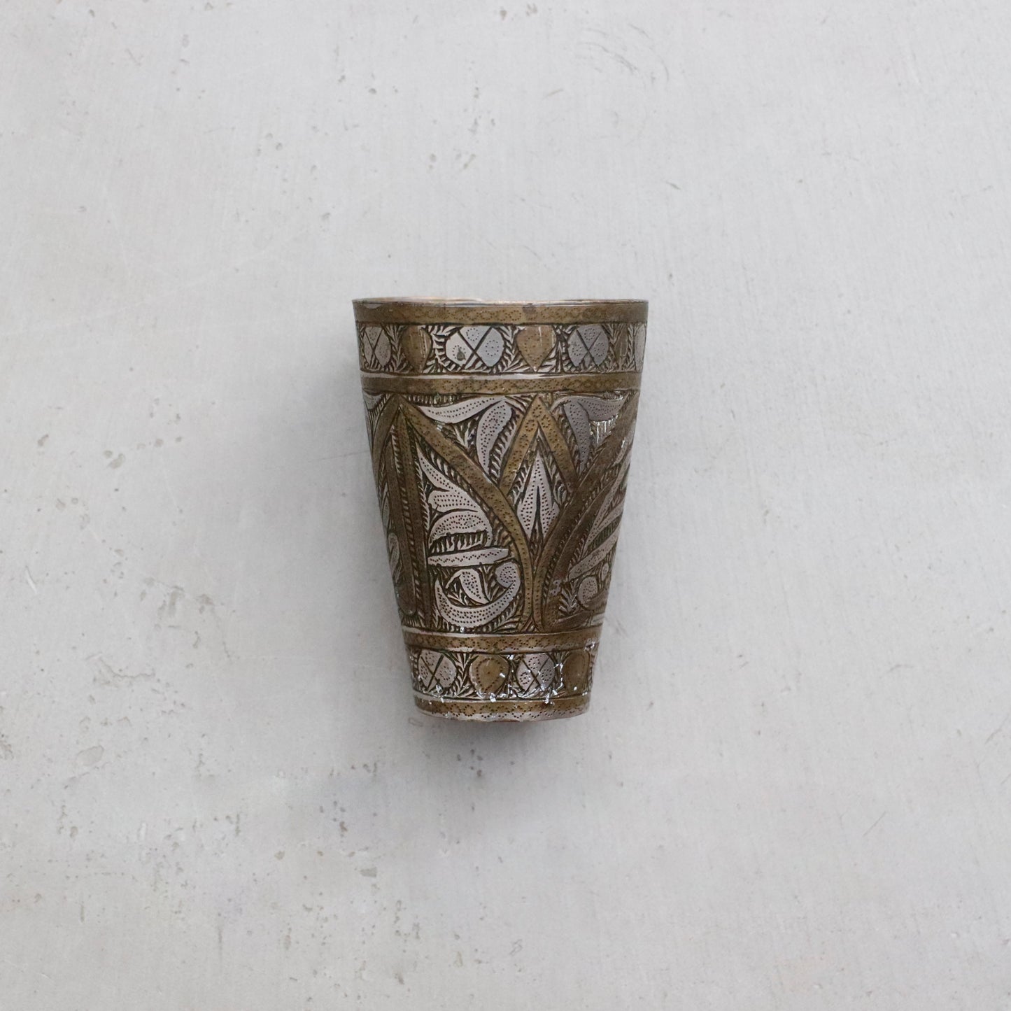Vinatge | Moroccan Brass Tumbler