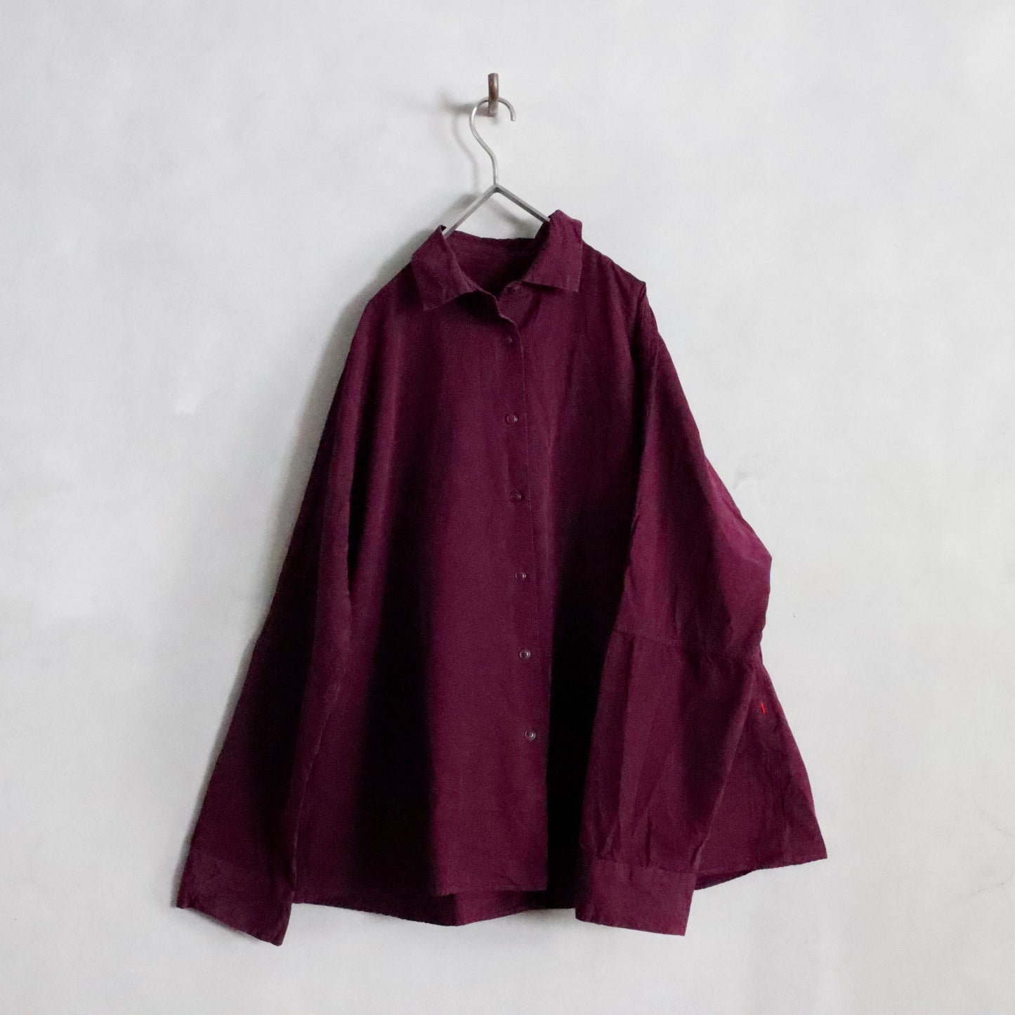 CASEY/CASEY | WAGA SHIRT ー BLACKBERRY