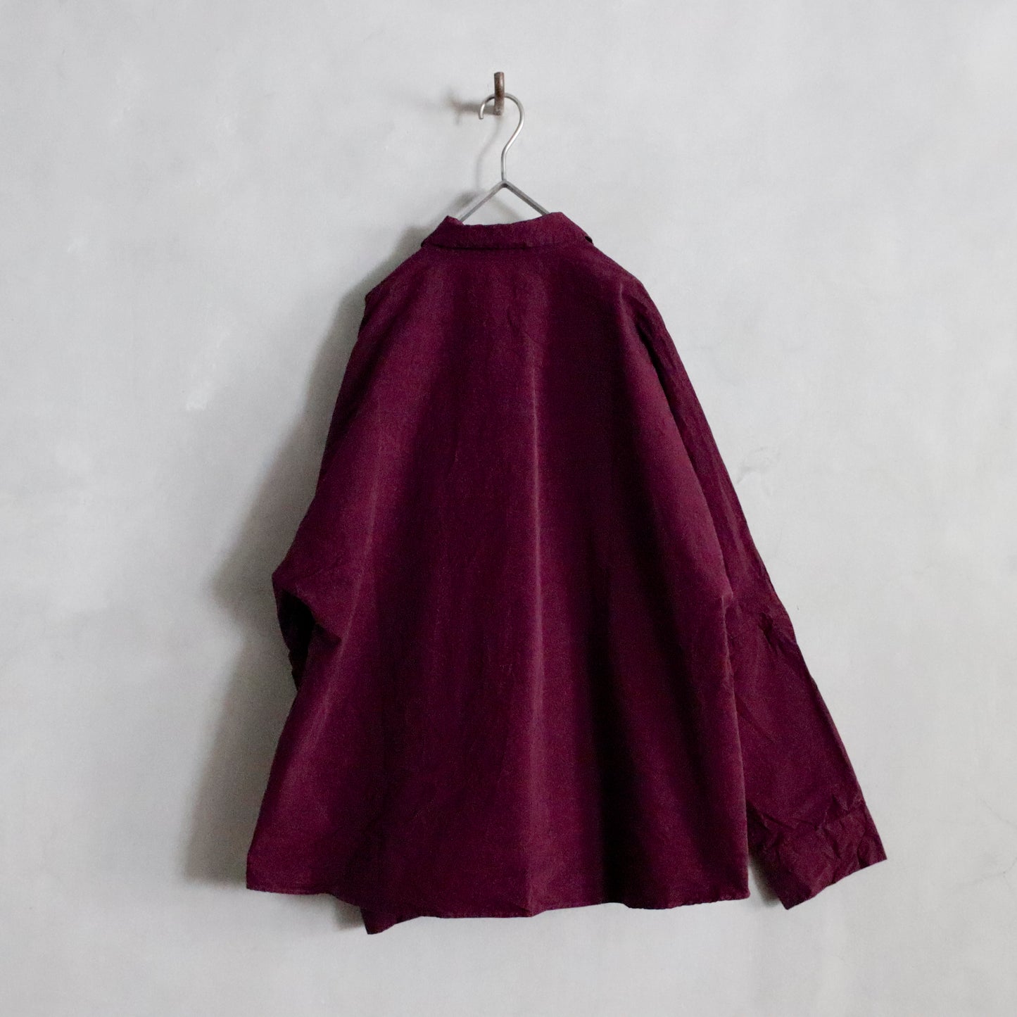 CASEY/CASEY | WAGA SHIRT ー BLACKBERRY