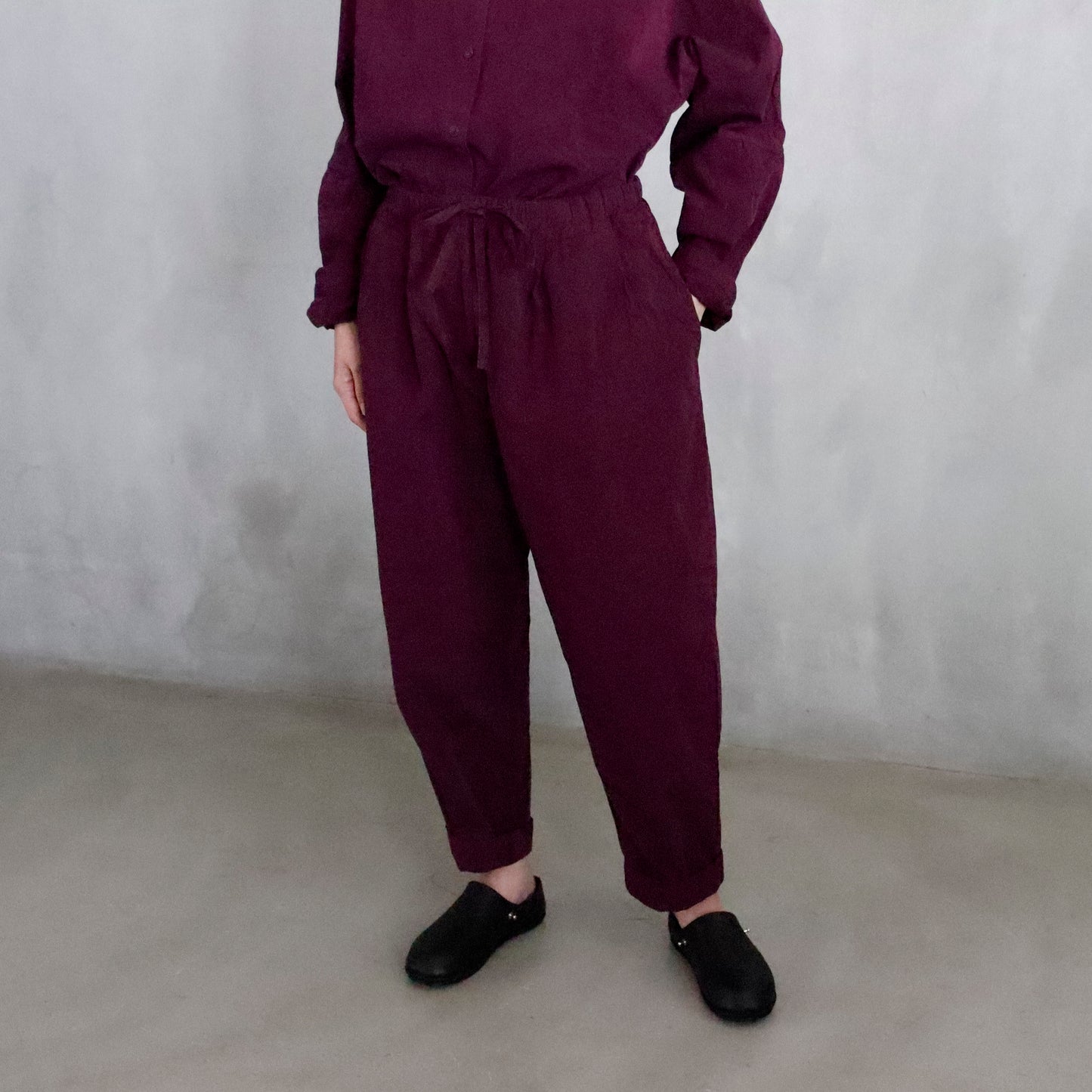 CASEY/CASEY | TIPPY PANT ー BLACKBERRY