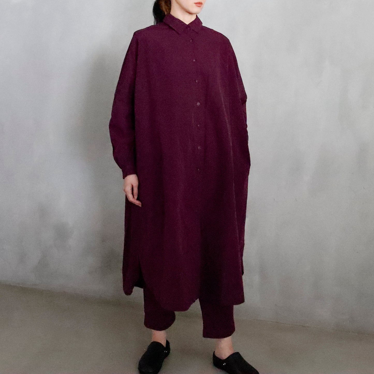 CASEY/CASEY | YURI DRESS ー BLACKBERRY