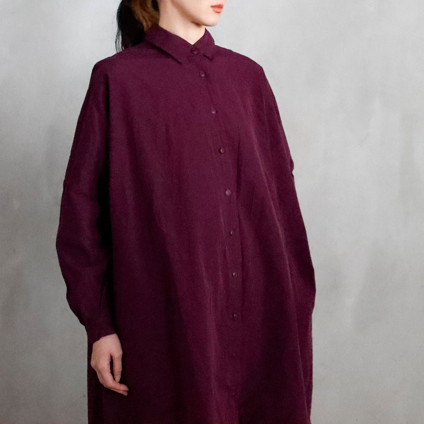 CASEY/CASEY | YURI DRESS ー BLACKBERRY