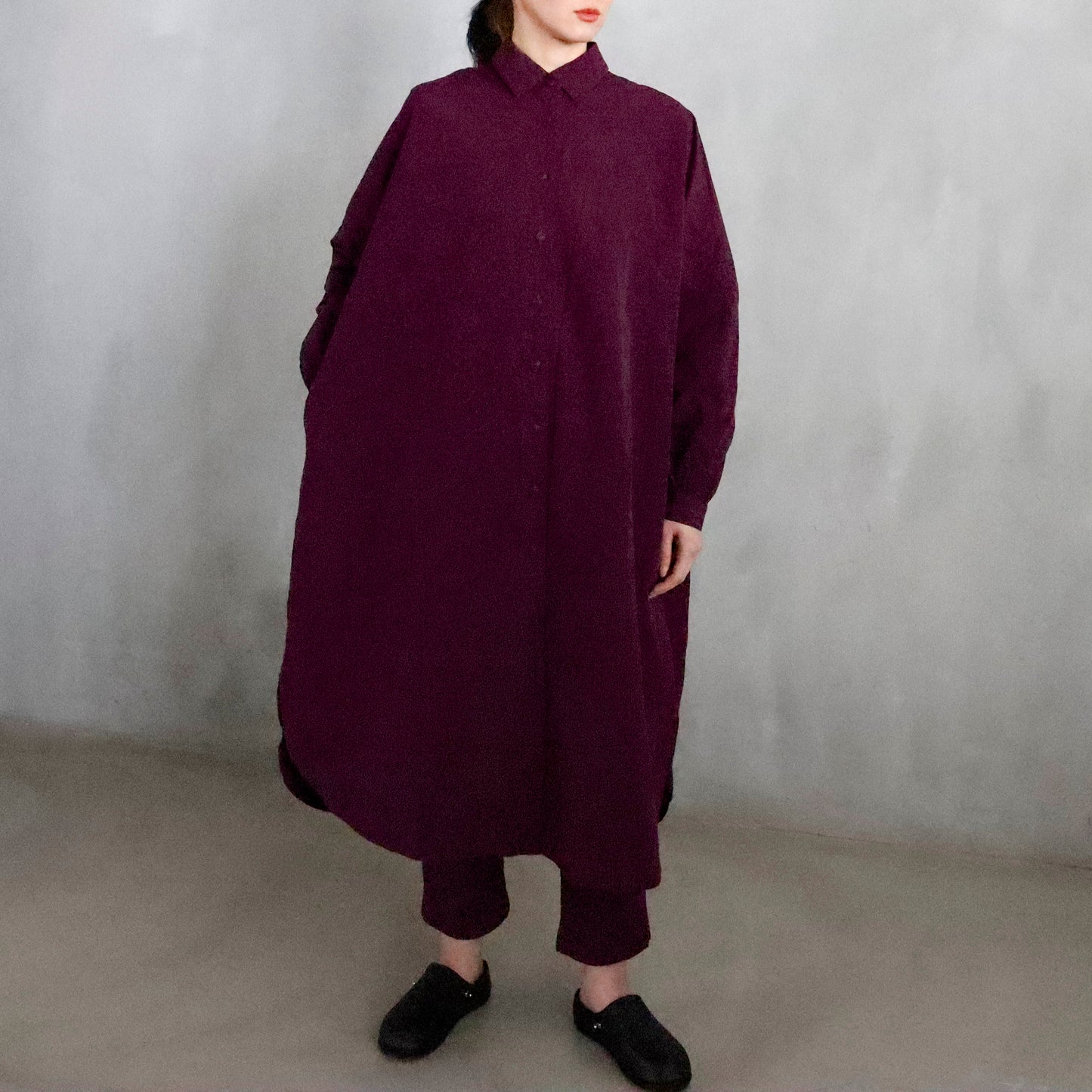 CASEY/CASEY | YURI DRESS ー BLACKBERRY