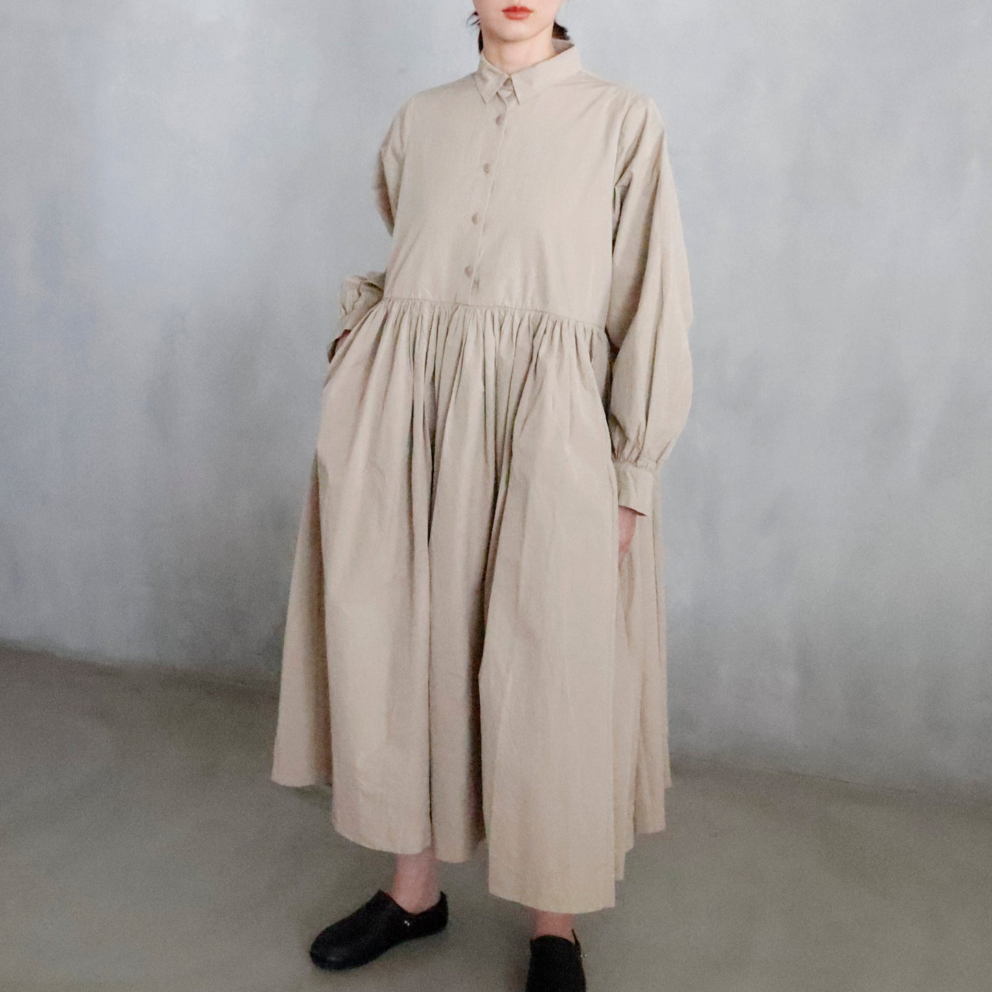 CASEY/CASEY | ETHAL DRESS ー OATMEAL