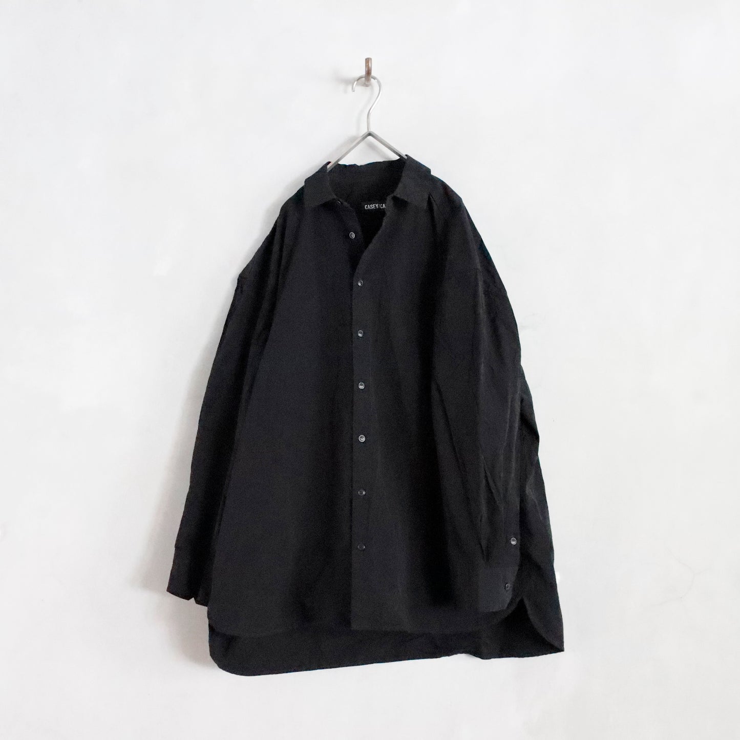 CASEY/CASEY | HAMNET SHIRT ー PITCH BLACK