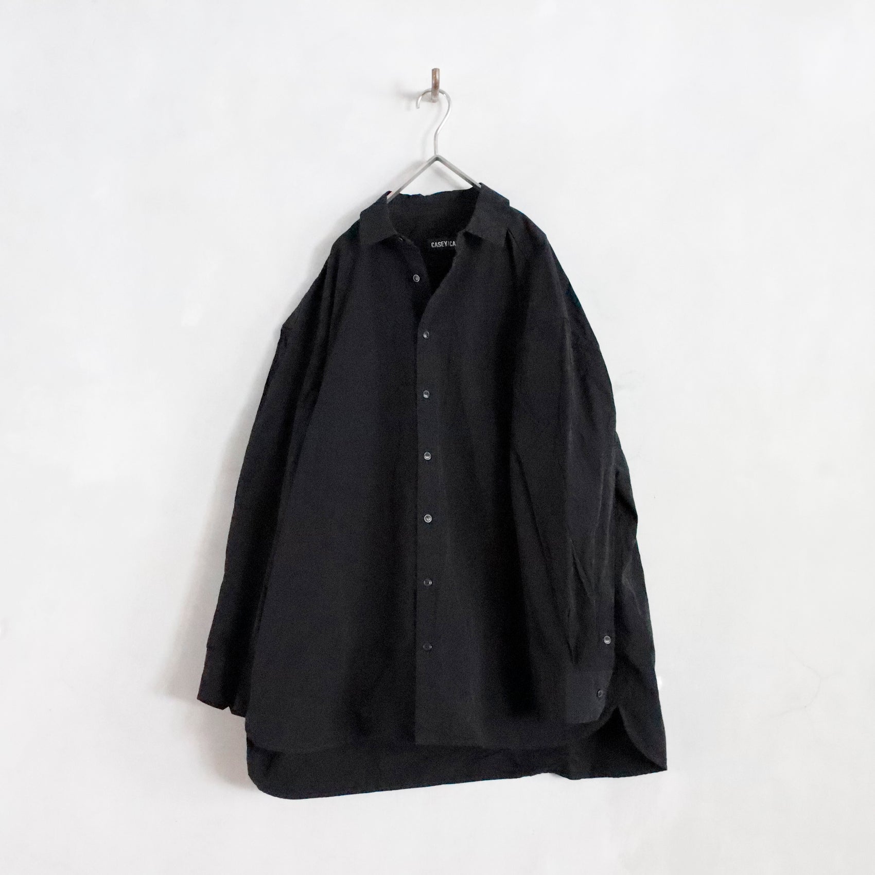 CASEY/CASEY | HAMNET SHIRT ー PITCH BLACK