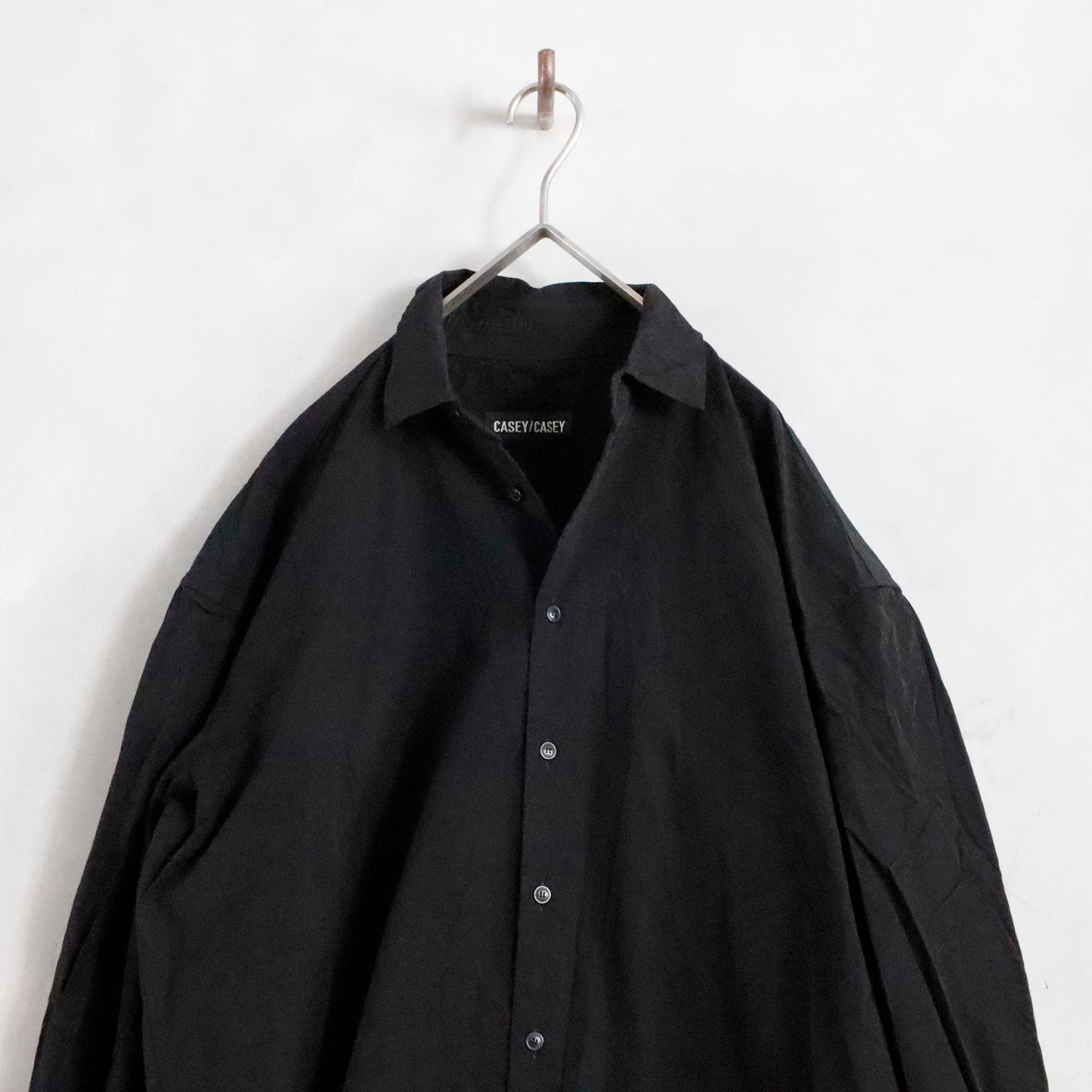 CASEY/CASEY | HAMNET SHIRT ー PITCH BLACK