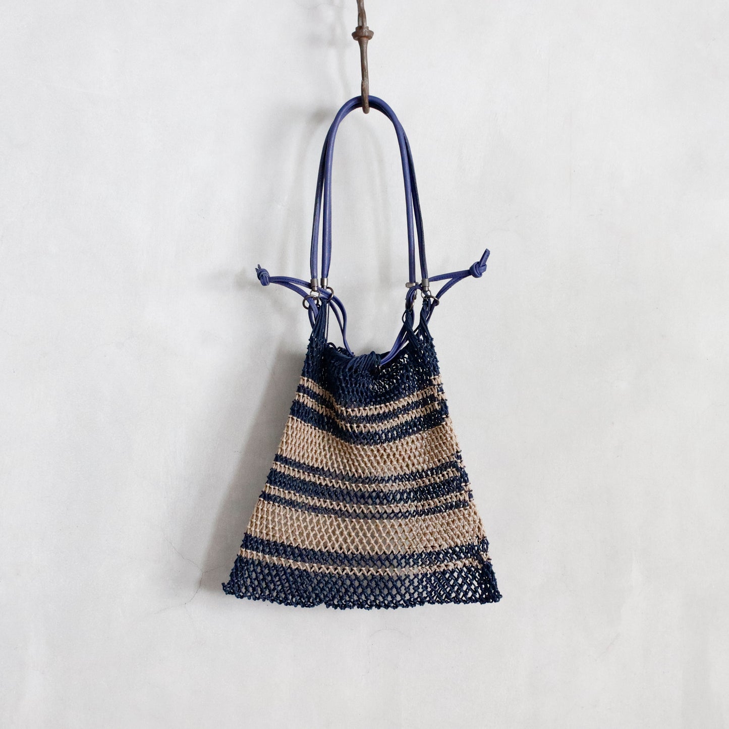 CP NET BAG ― NAVY / BEIGE