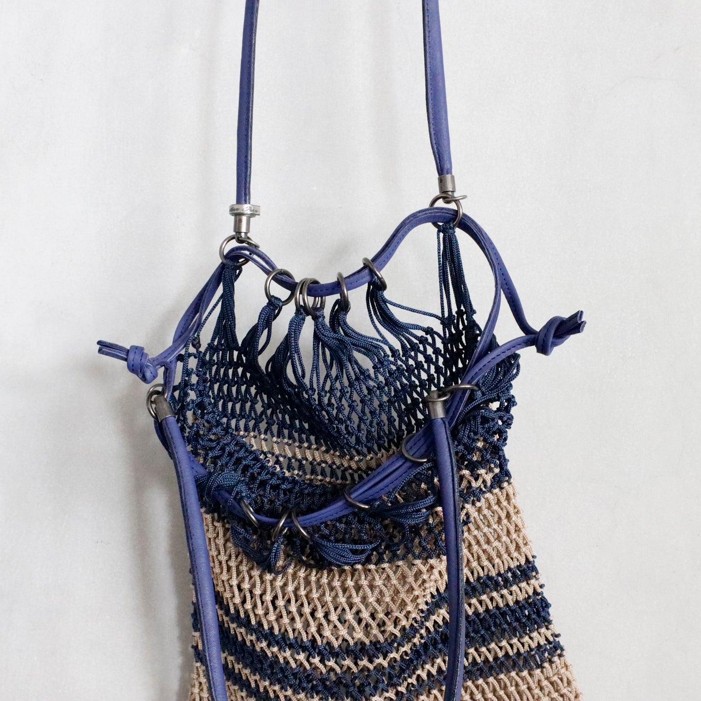 CP NET BAG ― NAVY / BEIGE