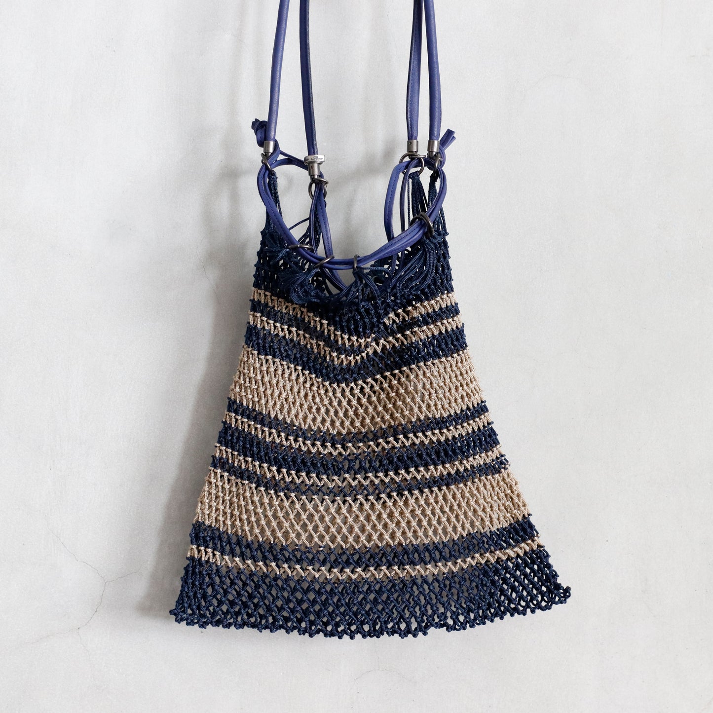 CP NET BAG ― NAVY / BEIGE