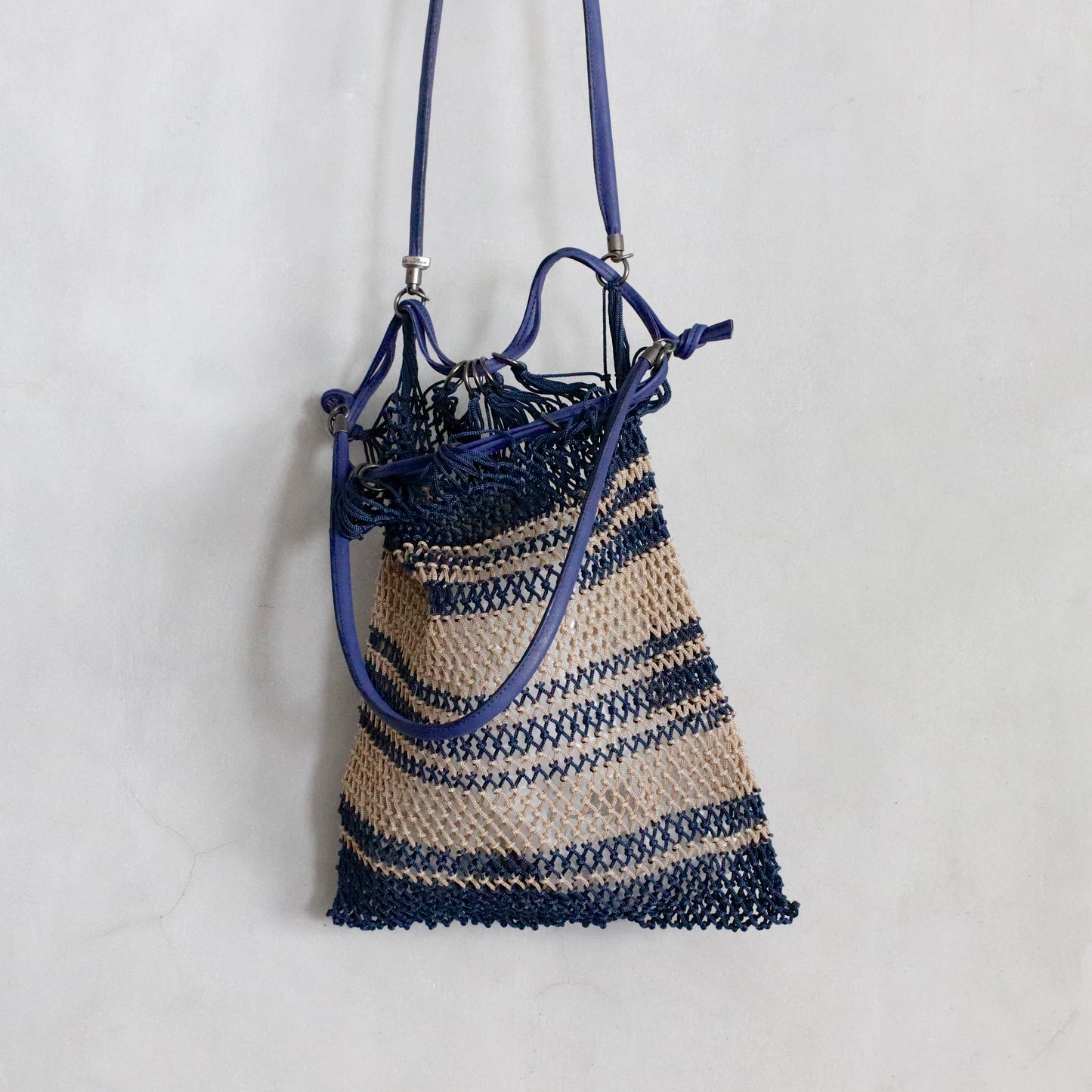 CP NET BAG ― NAVY / BEIGE