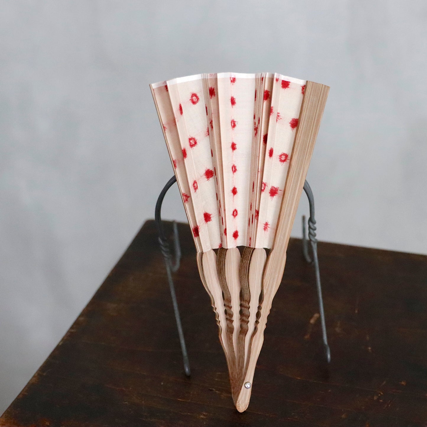 CP SENSU / FOLDING FAN - RED DOTS