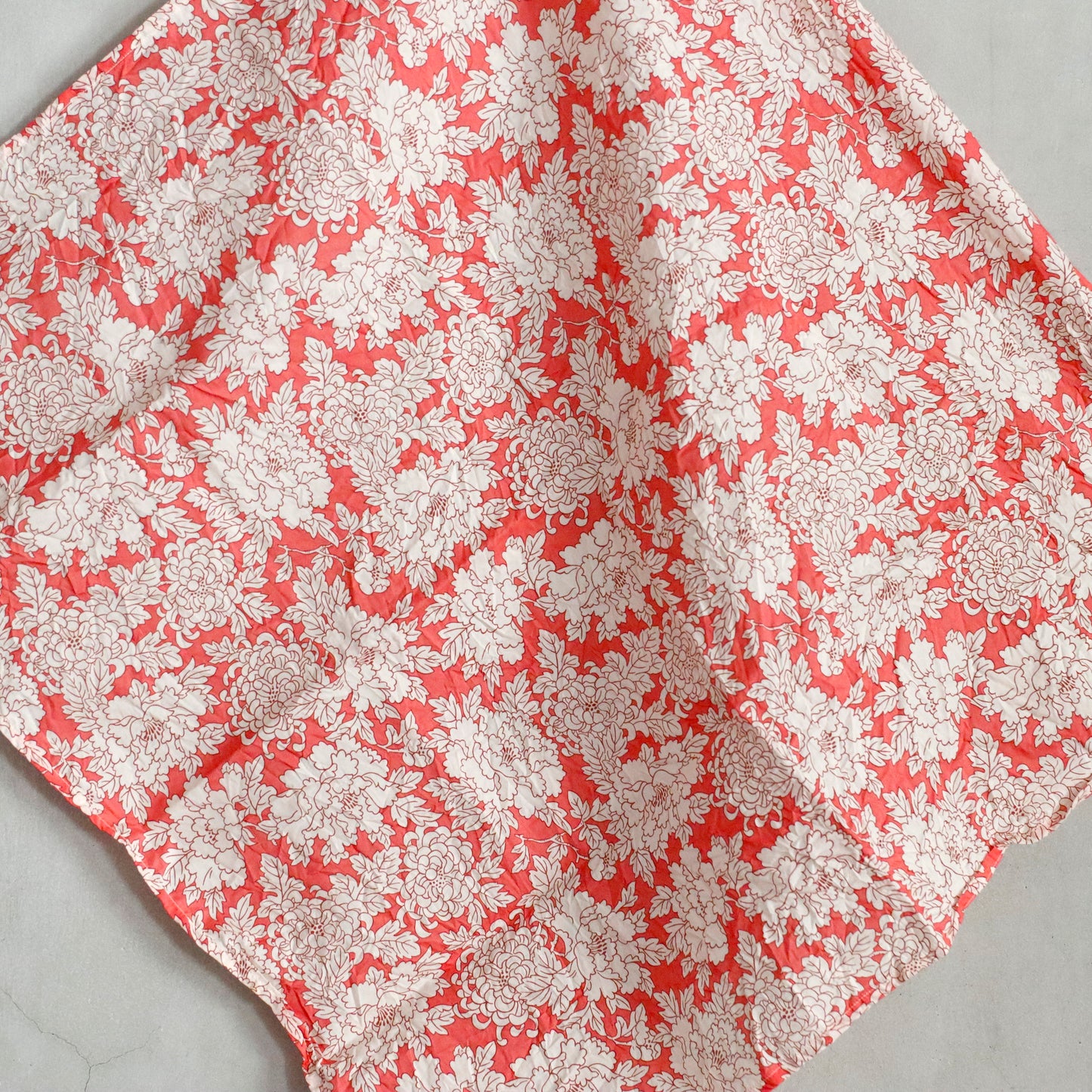 handkerchief medio lavato - orange flower