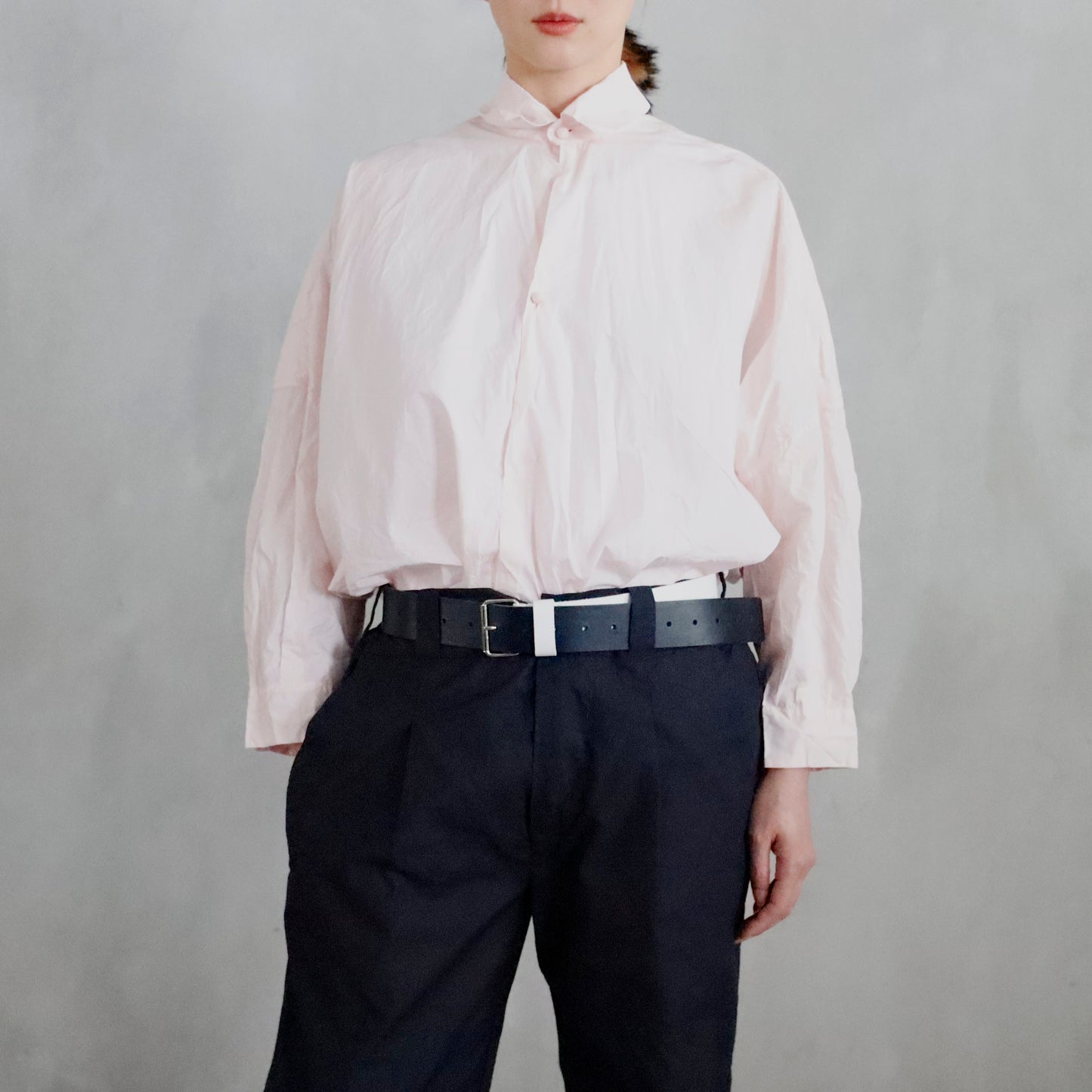 daniela gregis | leather belt dimirtillo sfoderata