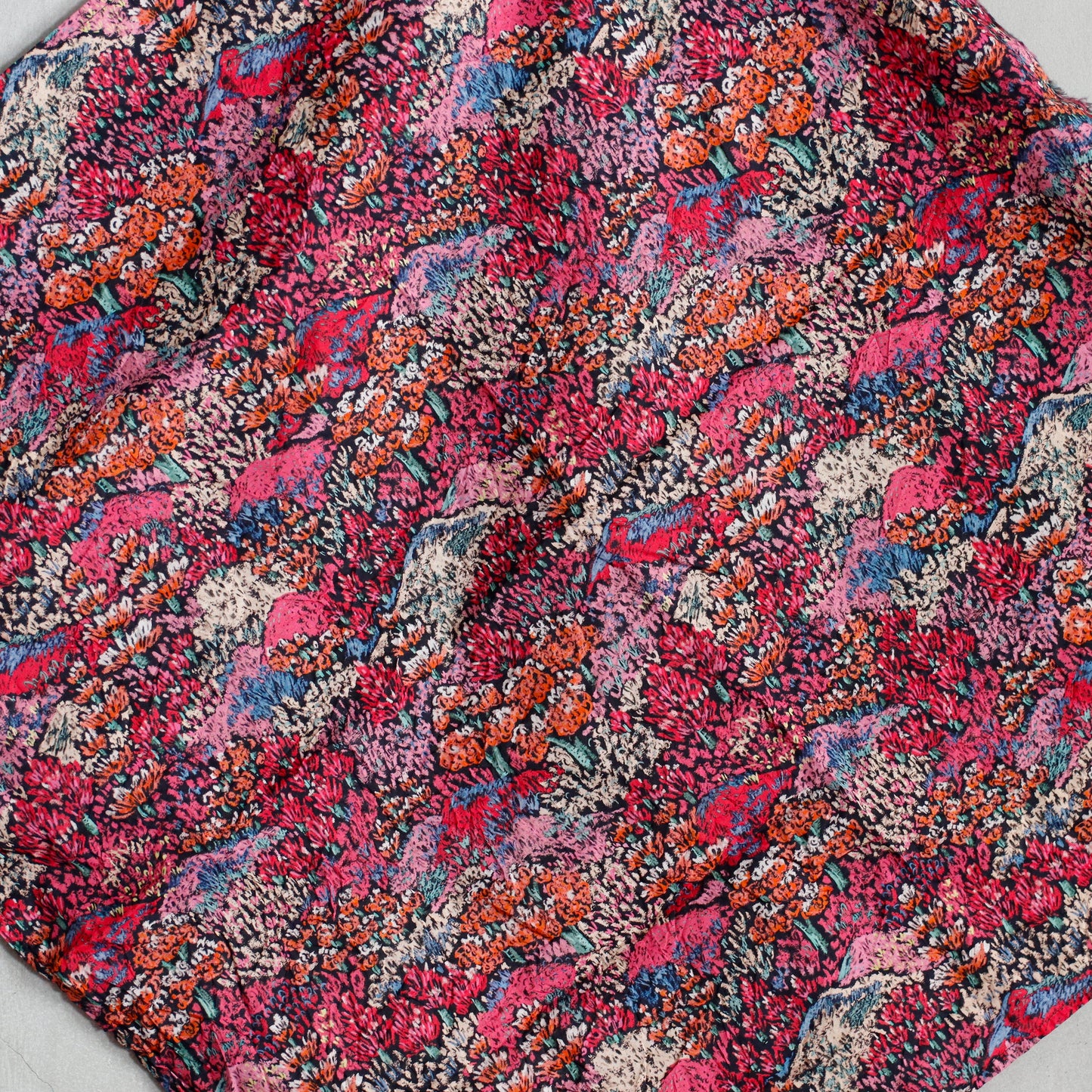 handkerchief half-washed ― pink flower