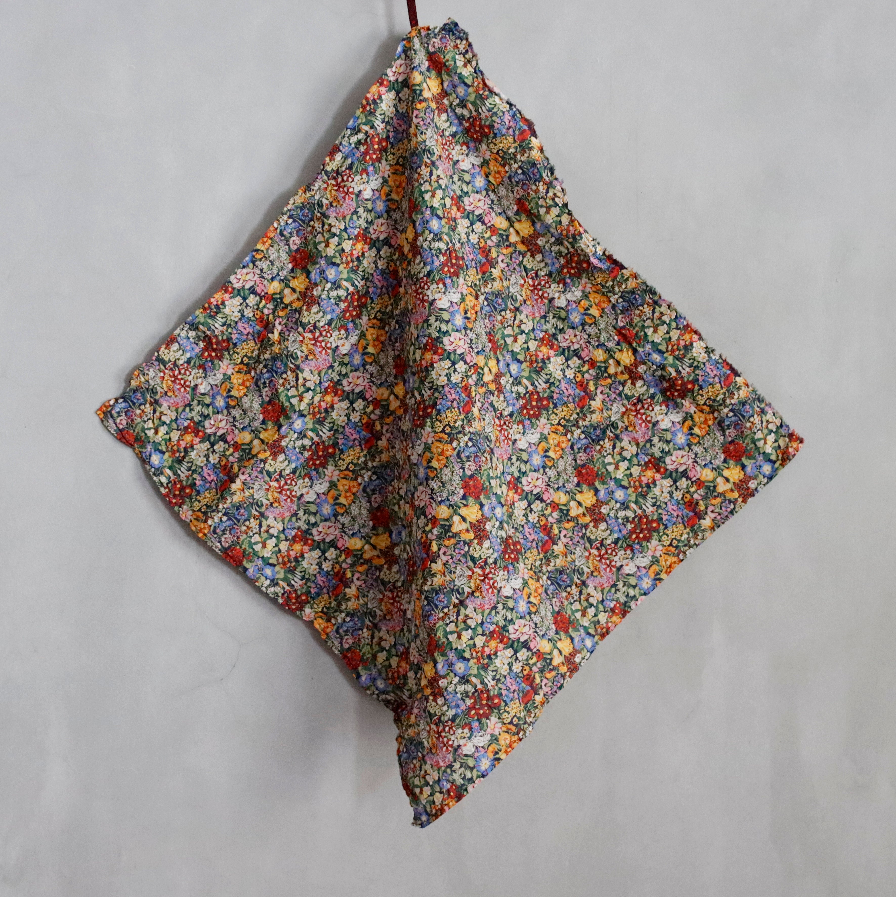 daniela gregis | handkerchief medio lavato - blue flower – VISIONS