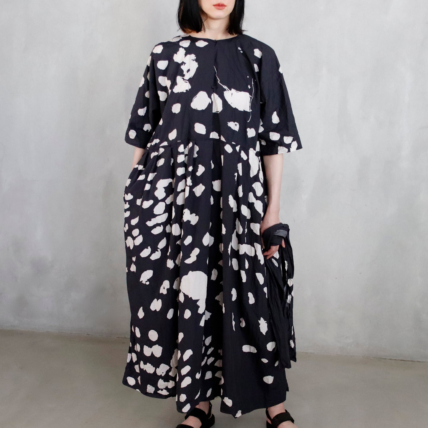 working dress but washed — blue coral drawing