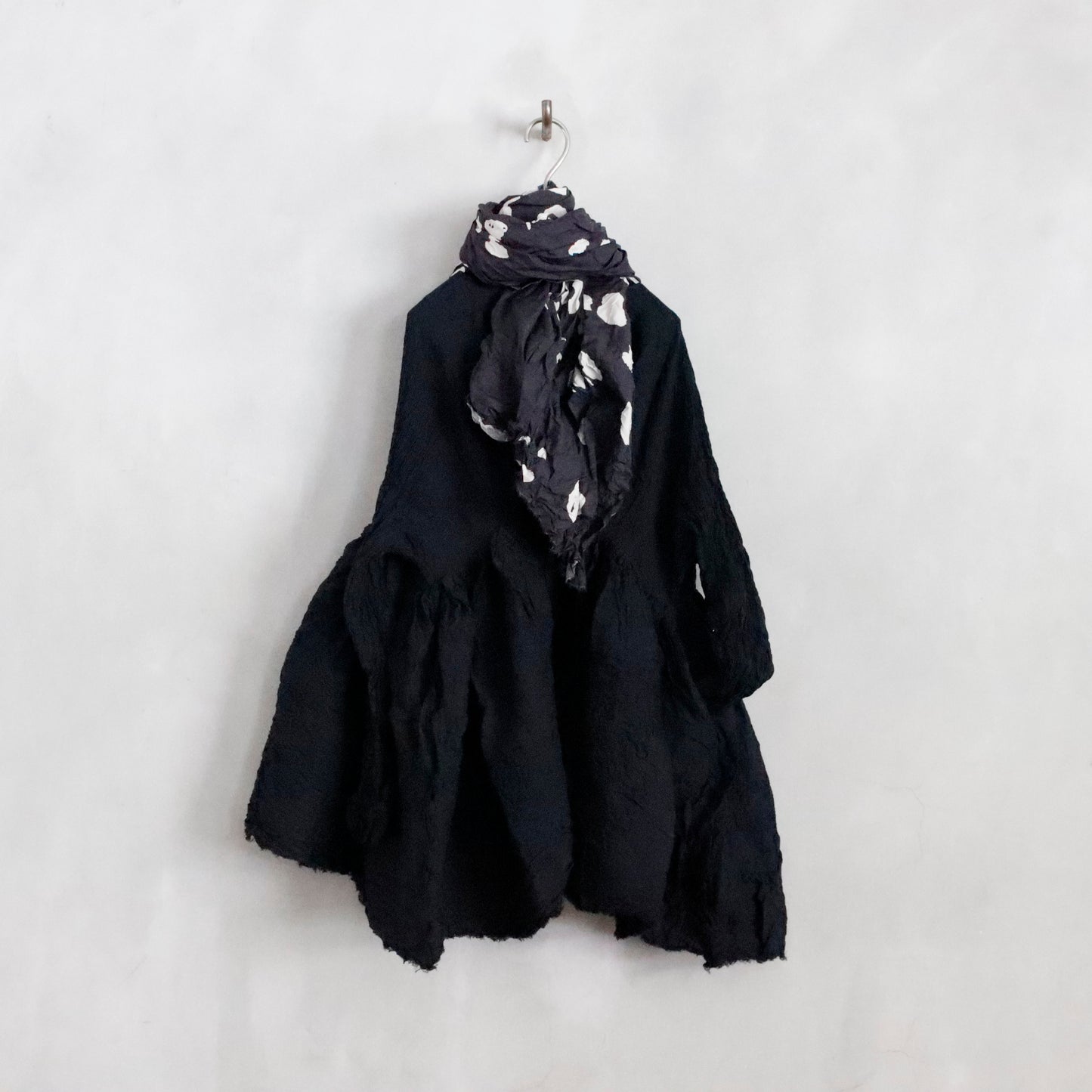 shawl 1/2 lavato - blue coral drawing
