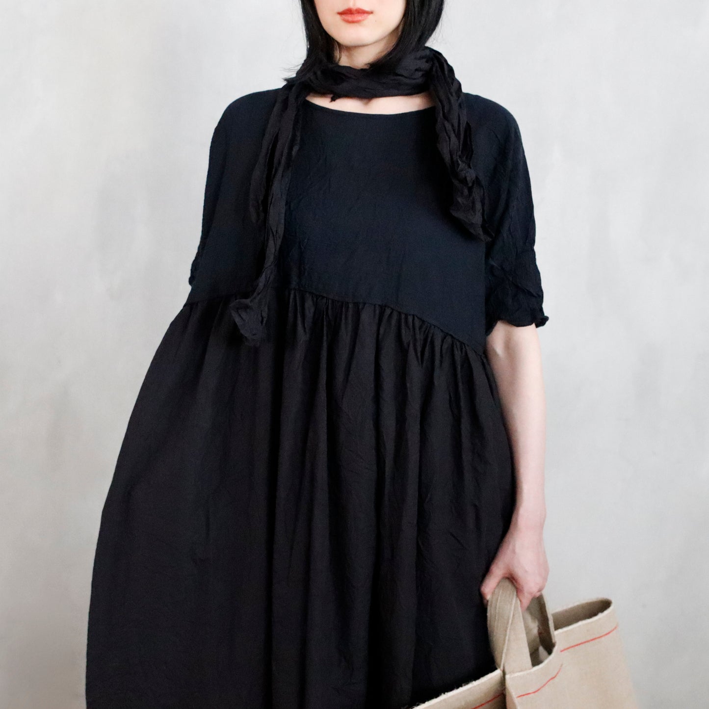 dress that has been washed and is stained - black