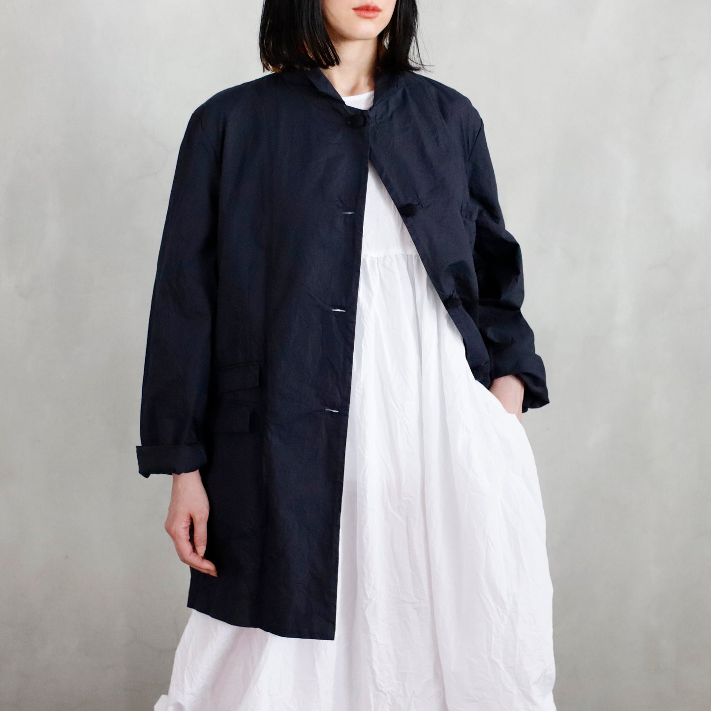 jacket g sfoderata uomo lavata ― dark blue