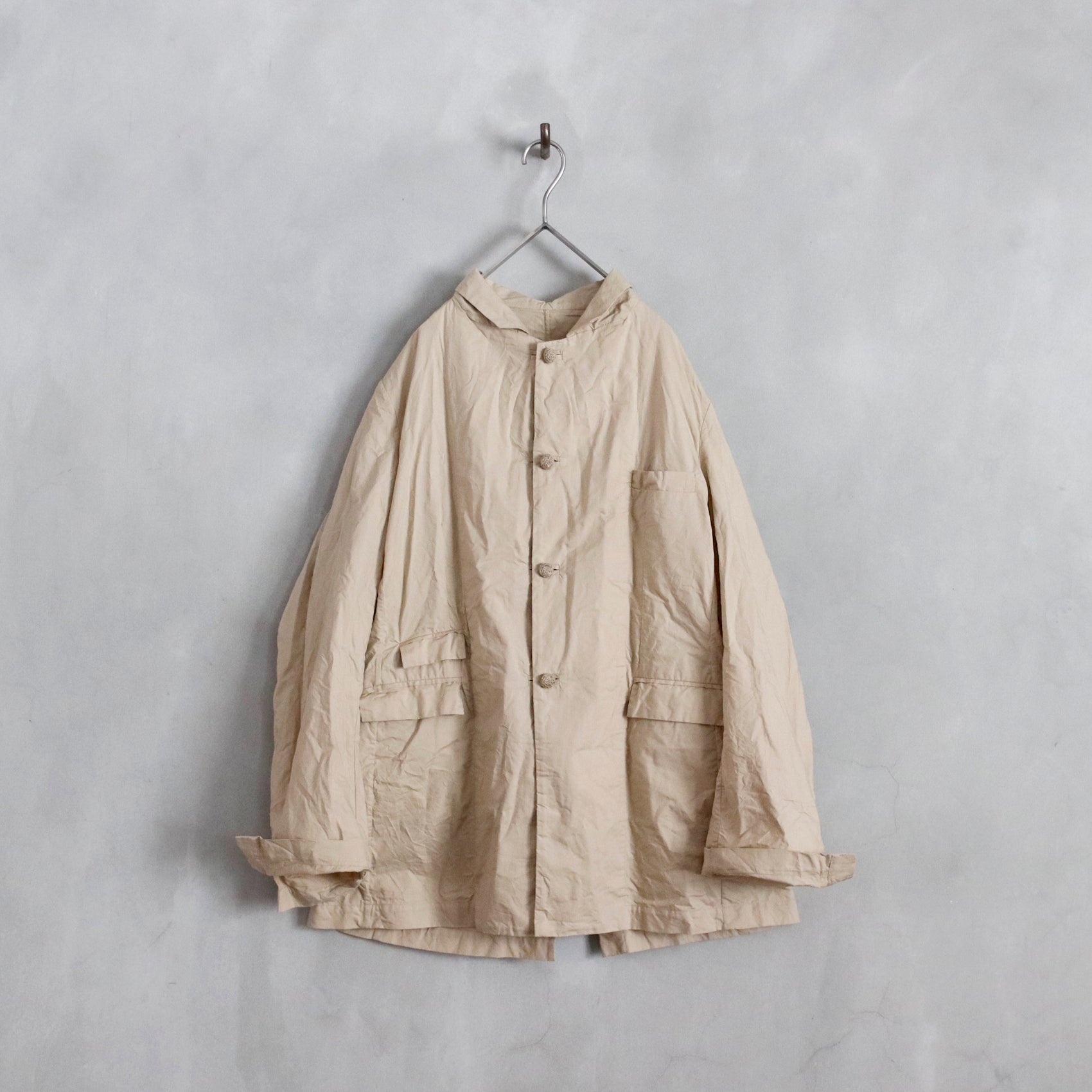 jacket g sfoderata uomo lavata ― paper natural