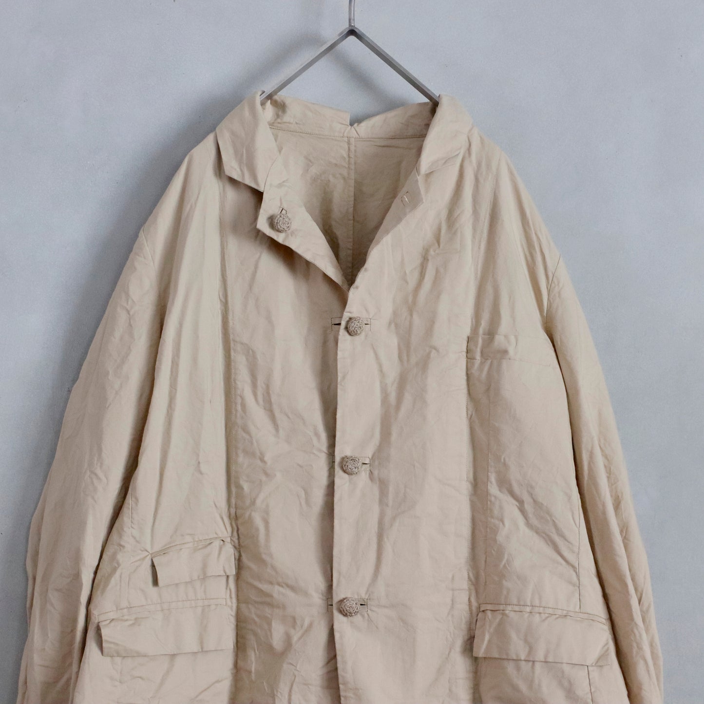 jacket g sfoderata uomo lavata ― paper natural