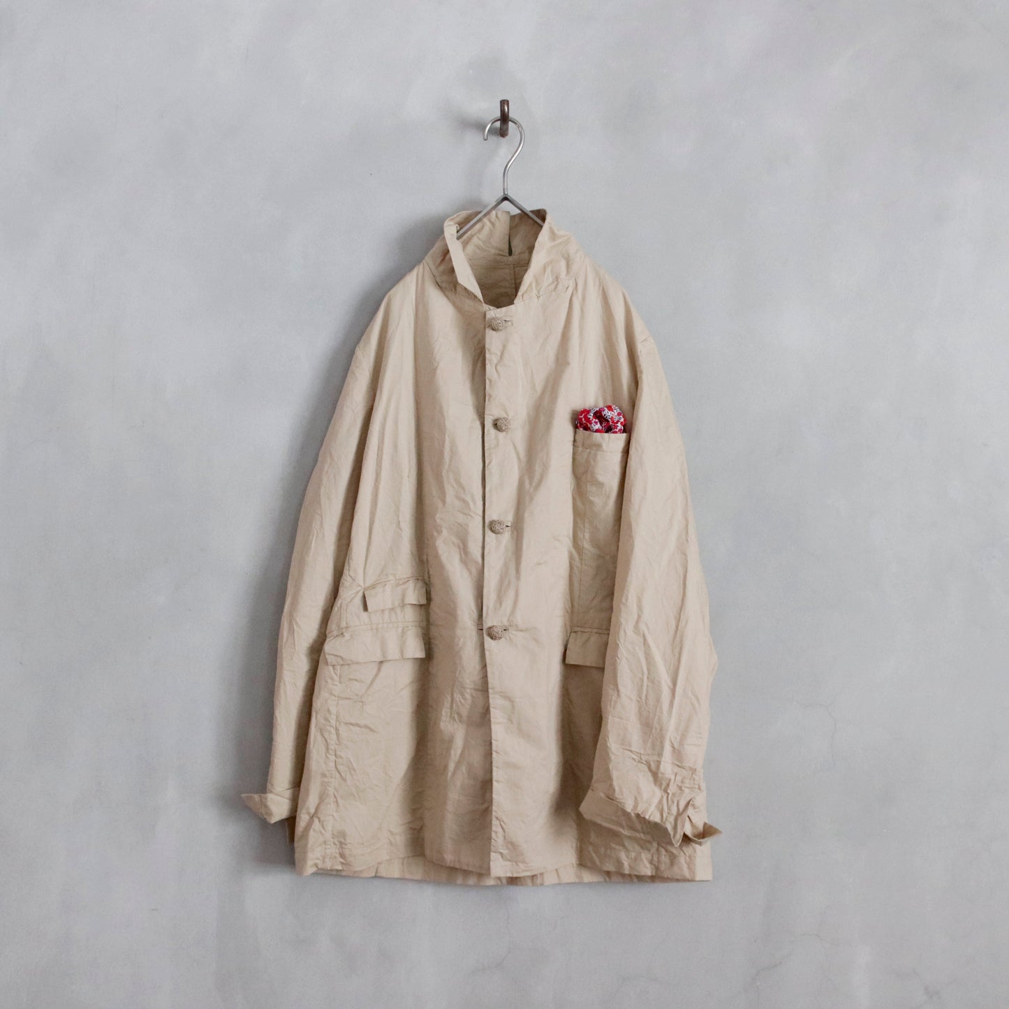 jacket g sfoderata uomo lavata ― paper natural