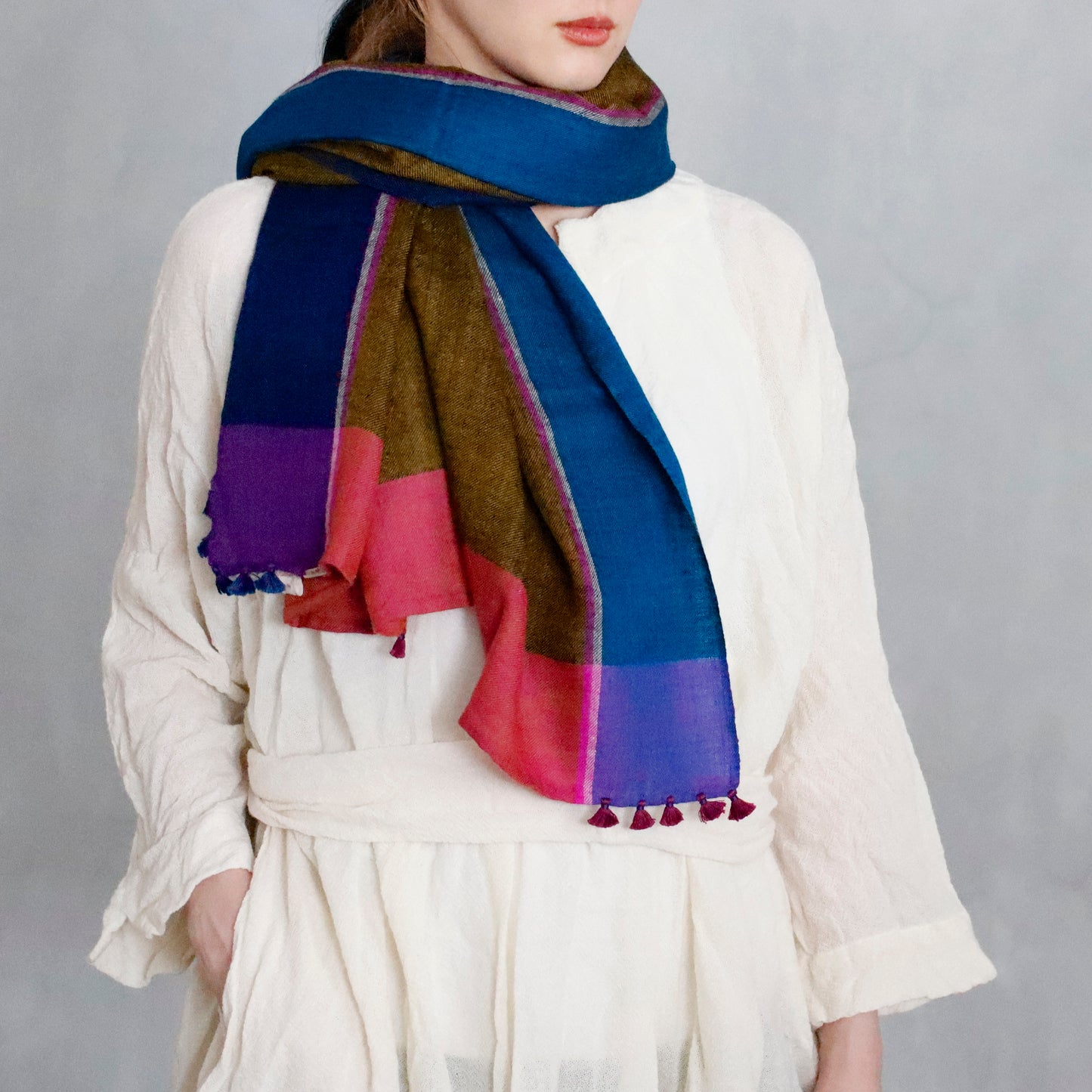 INJIRI | "Miraj" Cashmere Scarf #144