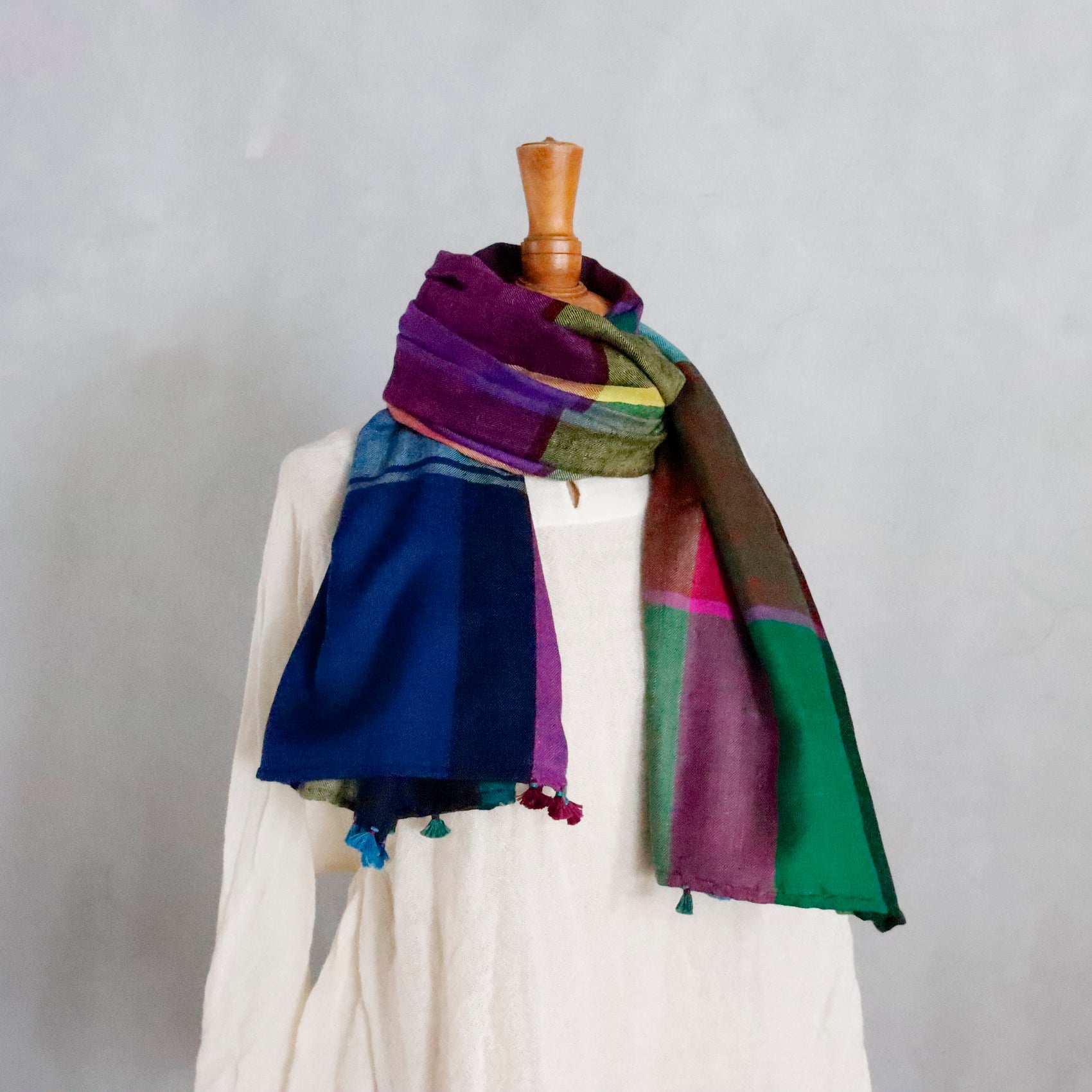 INJIRI | "Miraj" Cashmere Scarf #135