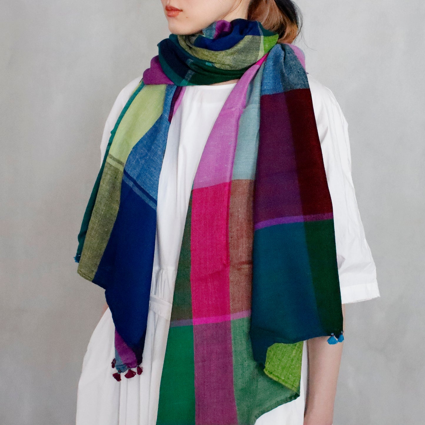 INJIRI | "Miraj" Cashmere Scarf #135